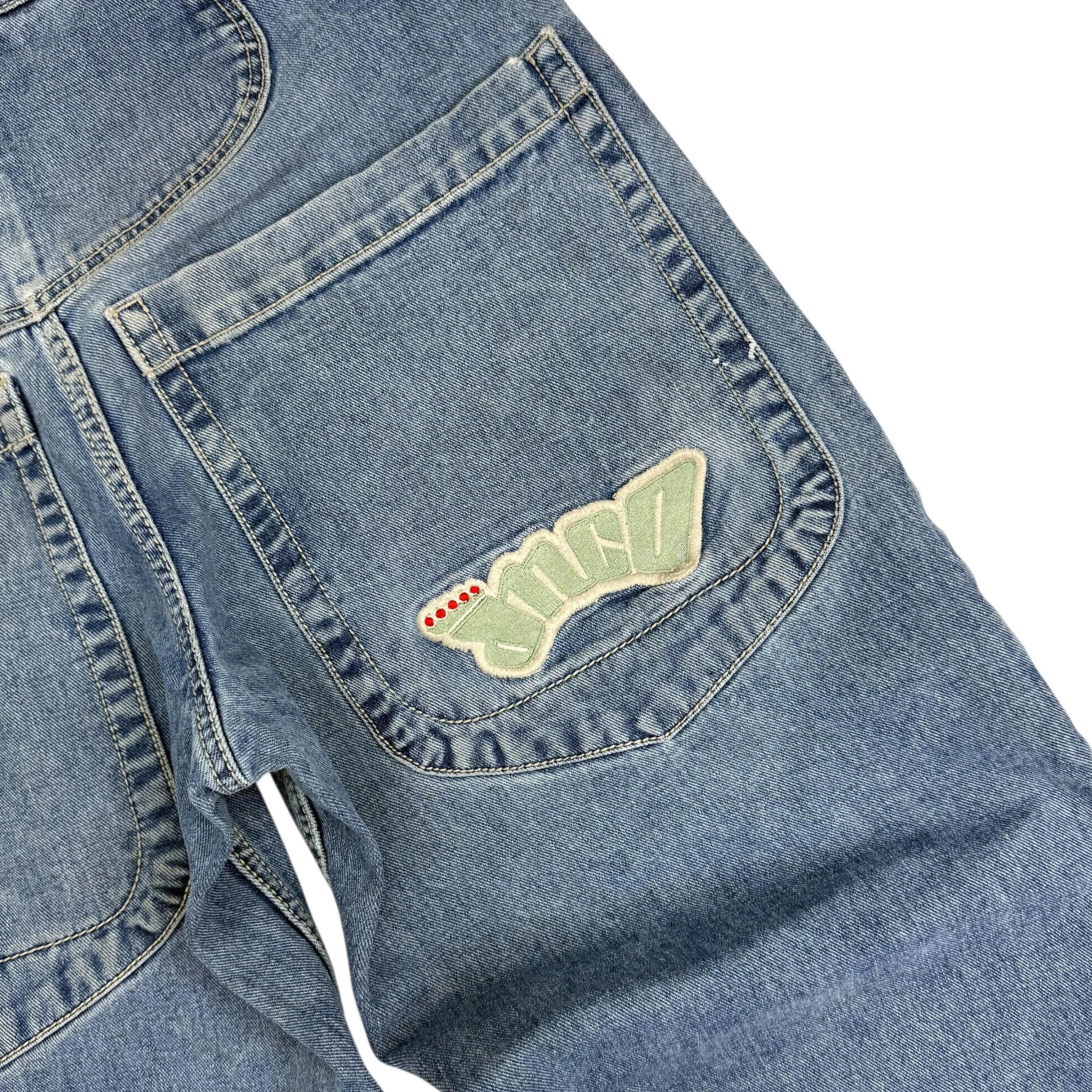 Vintage Y2K JNCO Jeans The Low Down Pants Light Wash