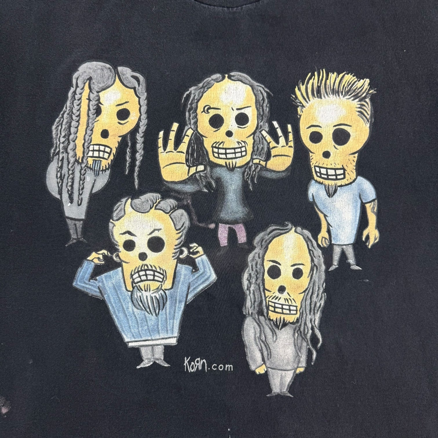 2000 Korn El Dia De Los Korn Tee Black