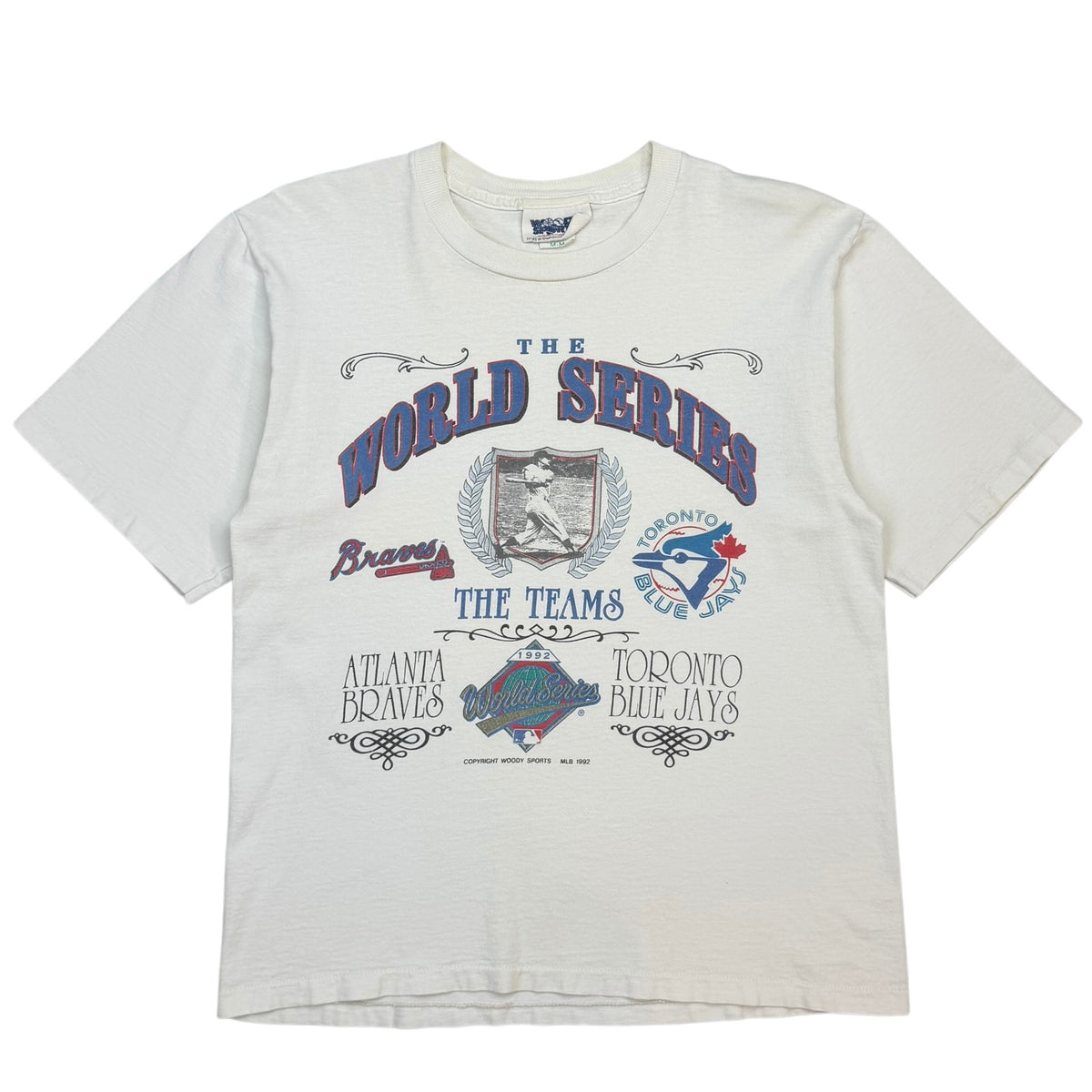 1992 Toronto Blue Jays World Series Tee White