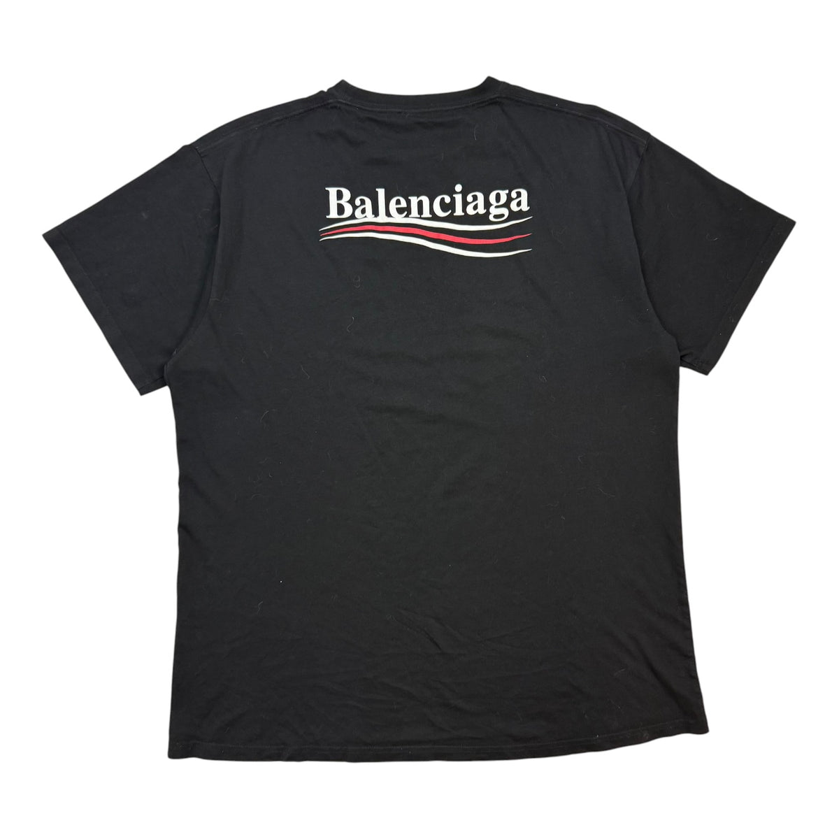 Balenciaga Political Campaign Tee Black