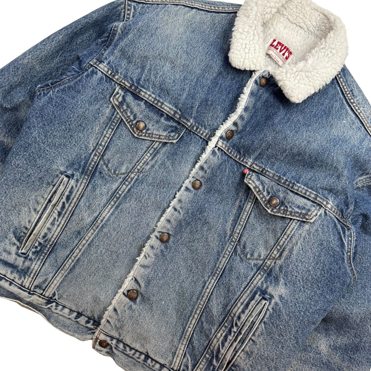 Vintage Levi’s Denim Sherpa Lined Jacket