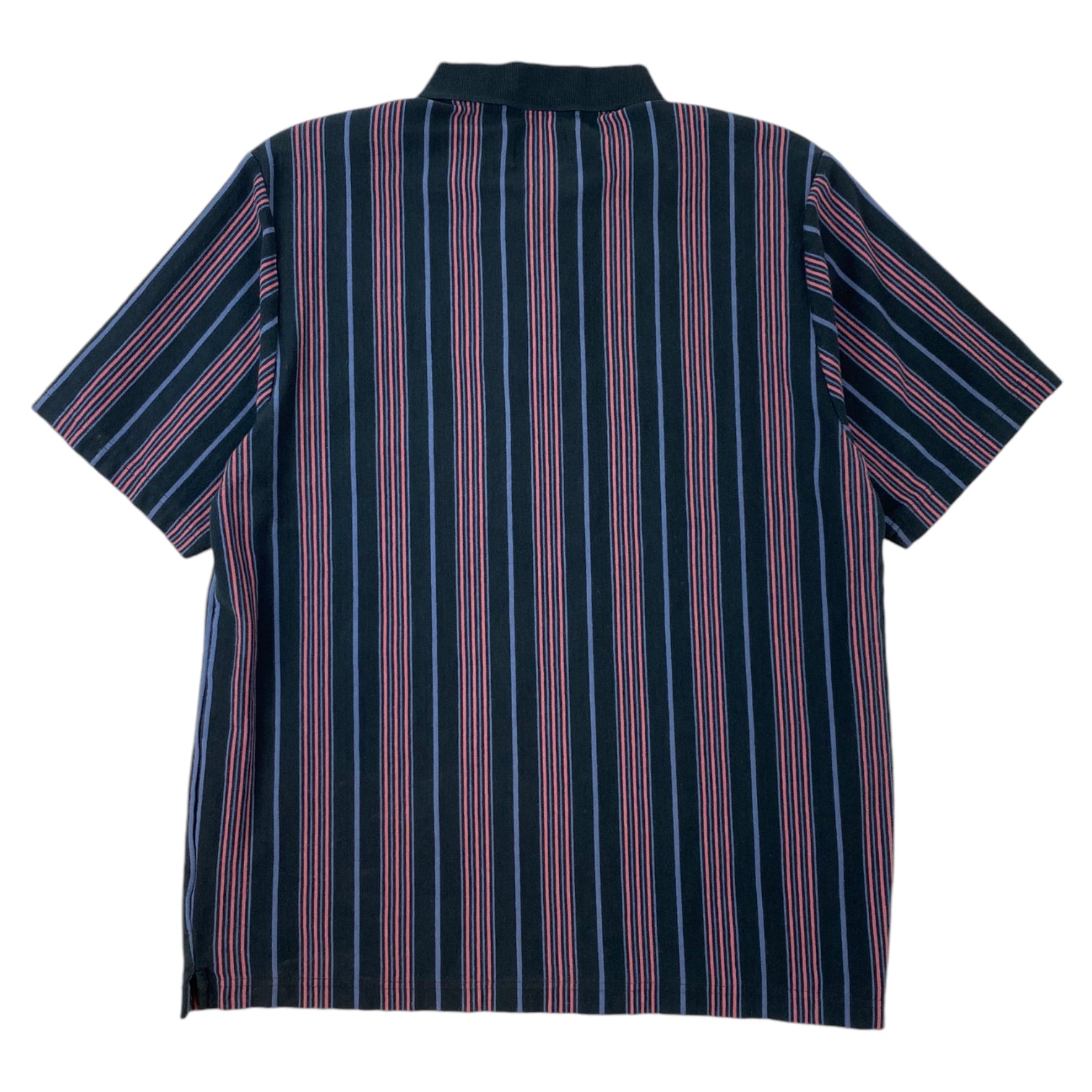 Stüssy Vertical Striped Polo T-Shirt