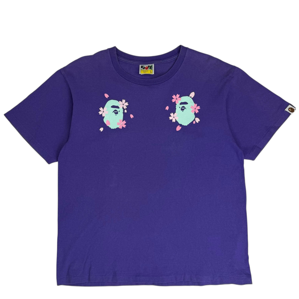 Bape Sakura Souvenir Cherry Blossom Tee Purple