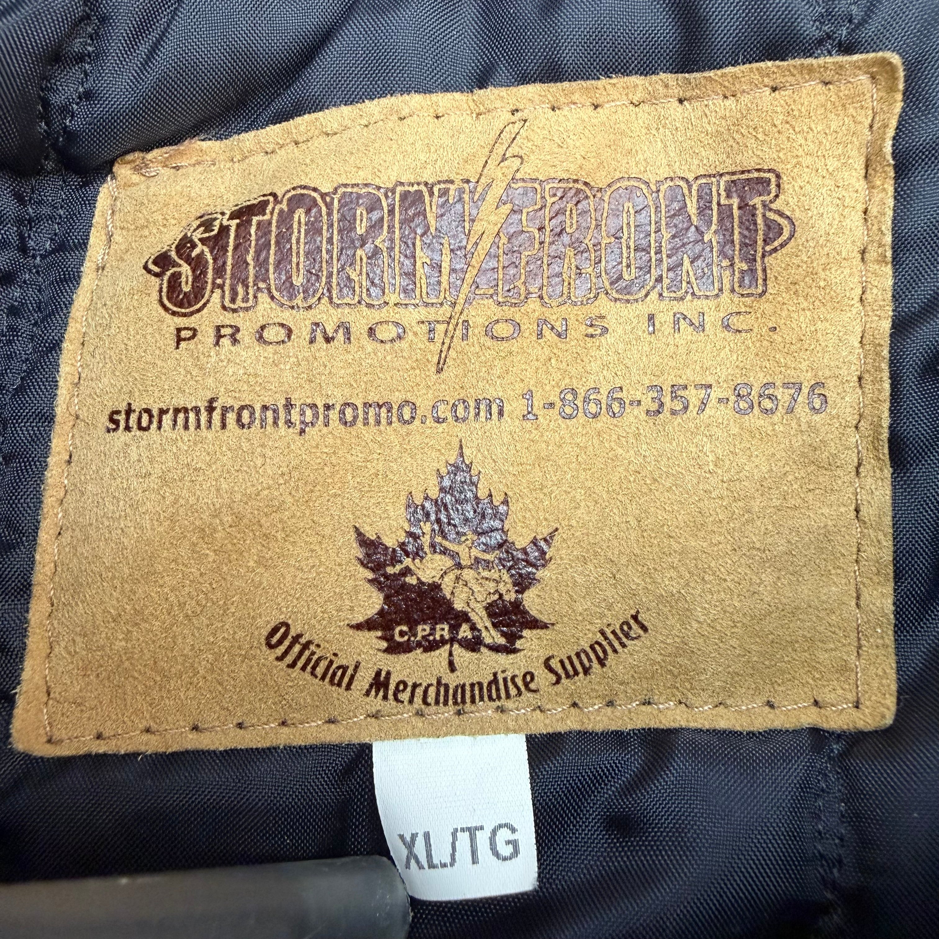 2005 Canadian Final Rodeo Edmonton Varsity Jacket Black