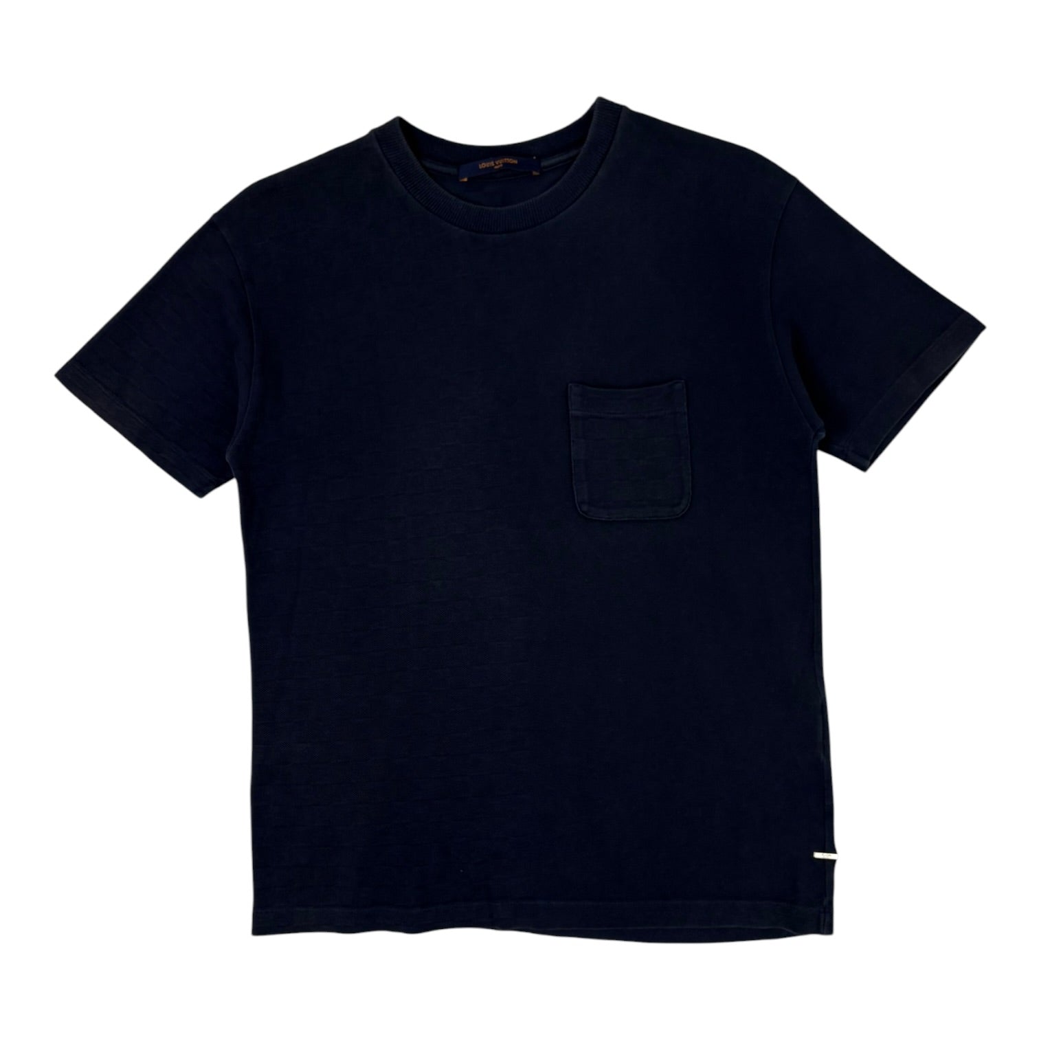 Louis Vuitton Pique Cotton Pocket Tee Navy