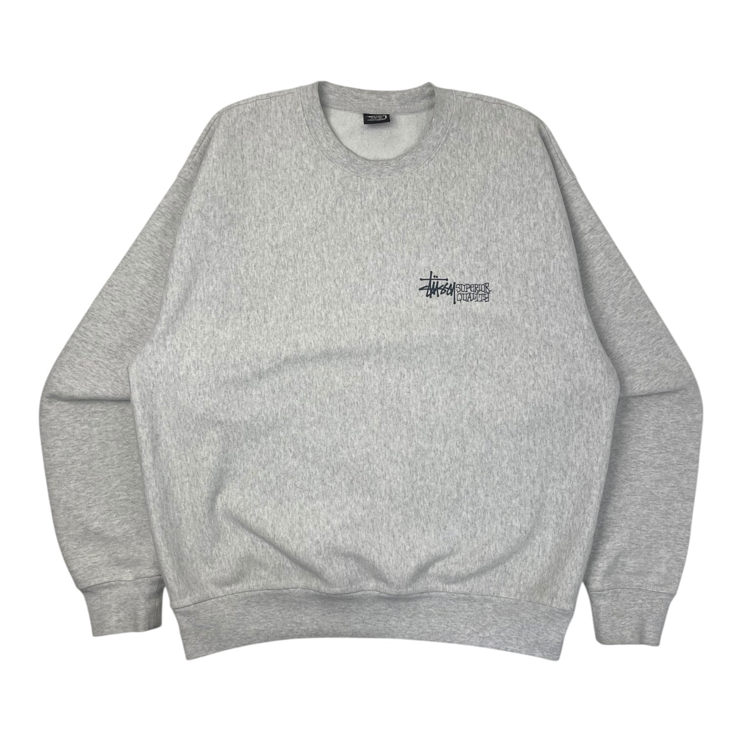 Stussy Superior Quality Crewneck Sweatshirt Grey