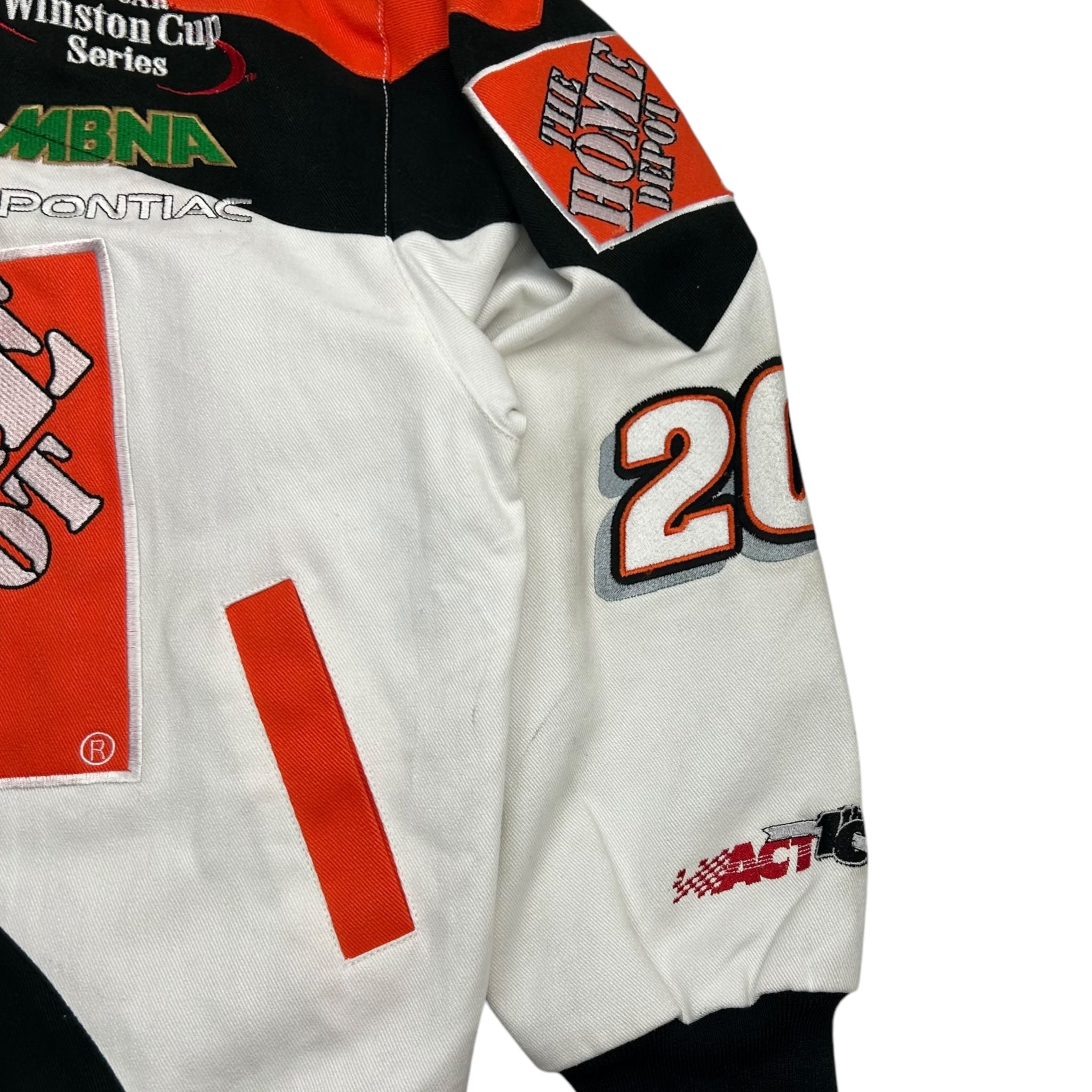 Vintage Jeff Hamilton Tony Stewart Home Depot Racing Jacket