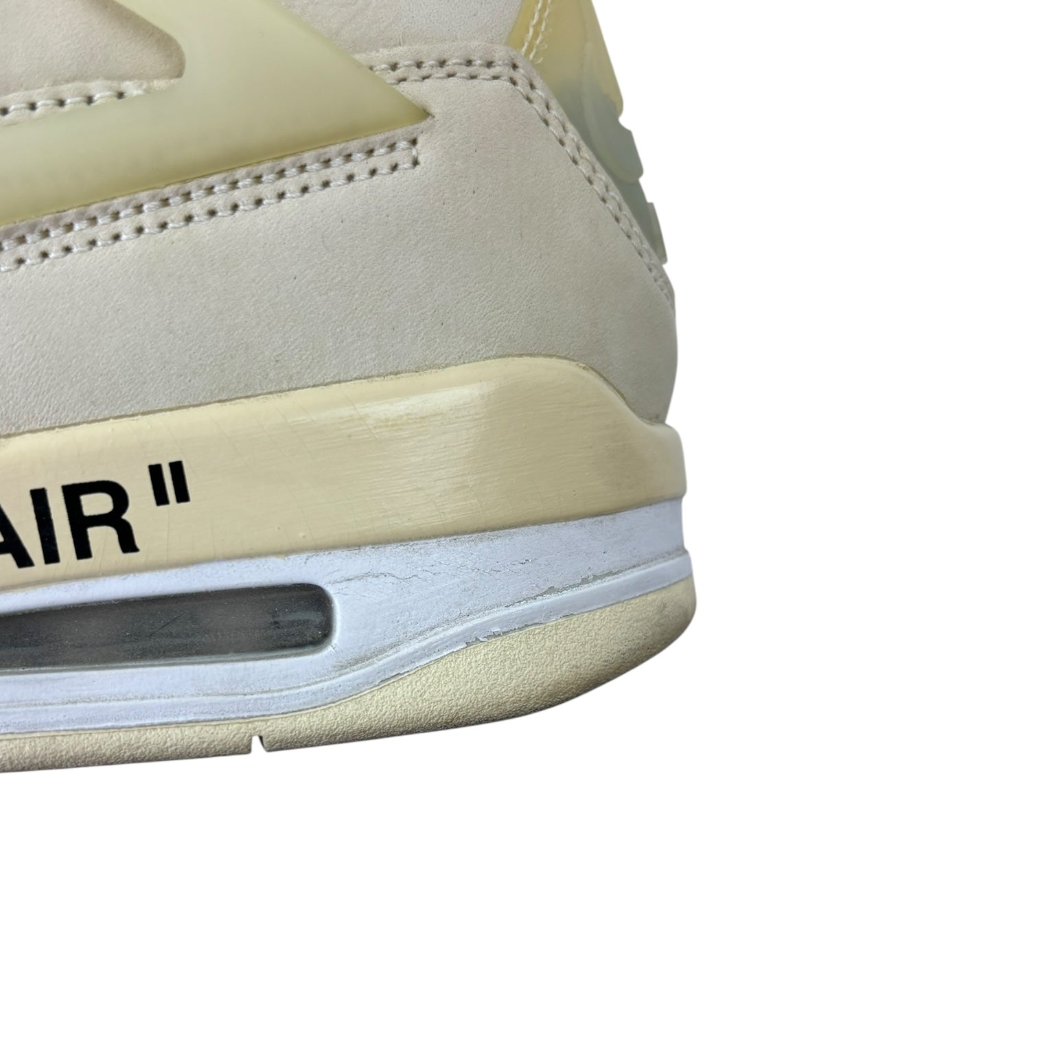 Off-White Jordan 4 Retro Sail (W) (Used)
