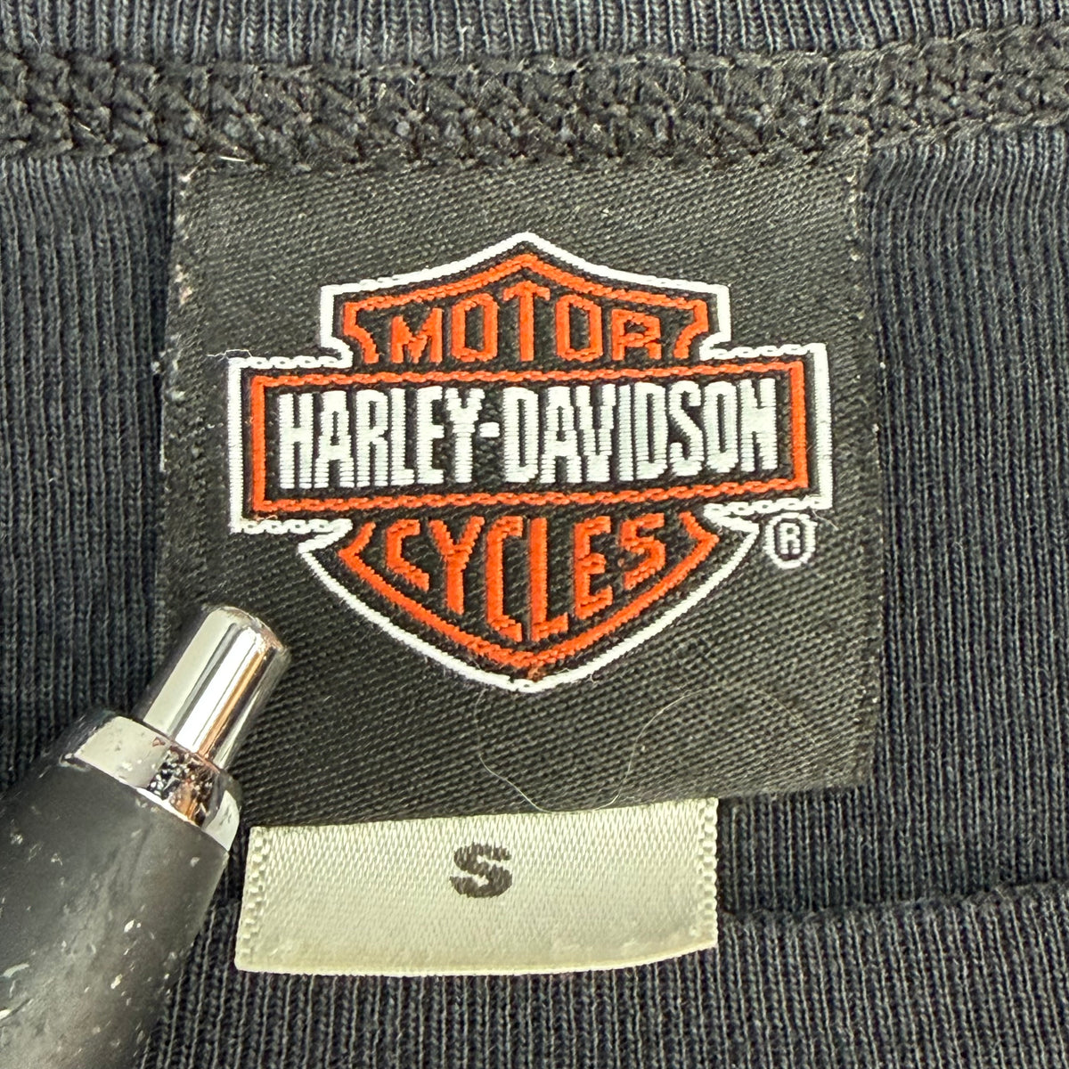(W) Vintage Harley Davidson Wing Longsleeve Black
