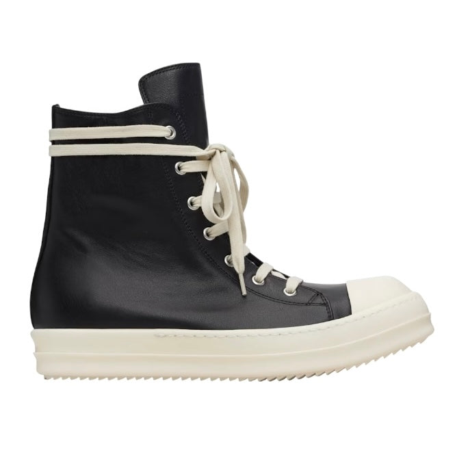 Rick Owens Ramone Hollywood Leather Milk/Black