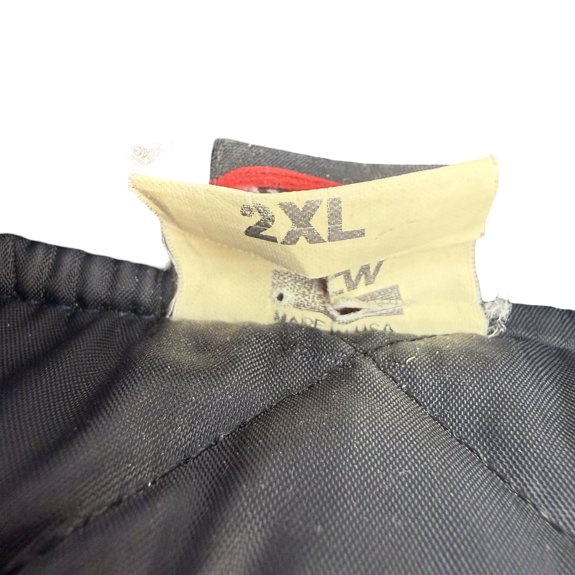 Vintage FDNY Satin Bomber Jacket Navy Blue