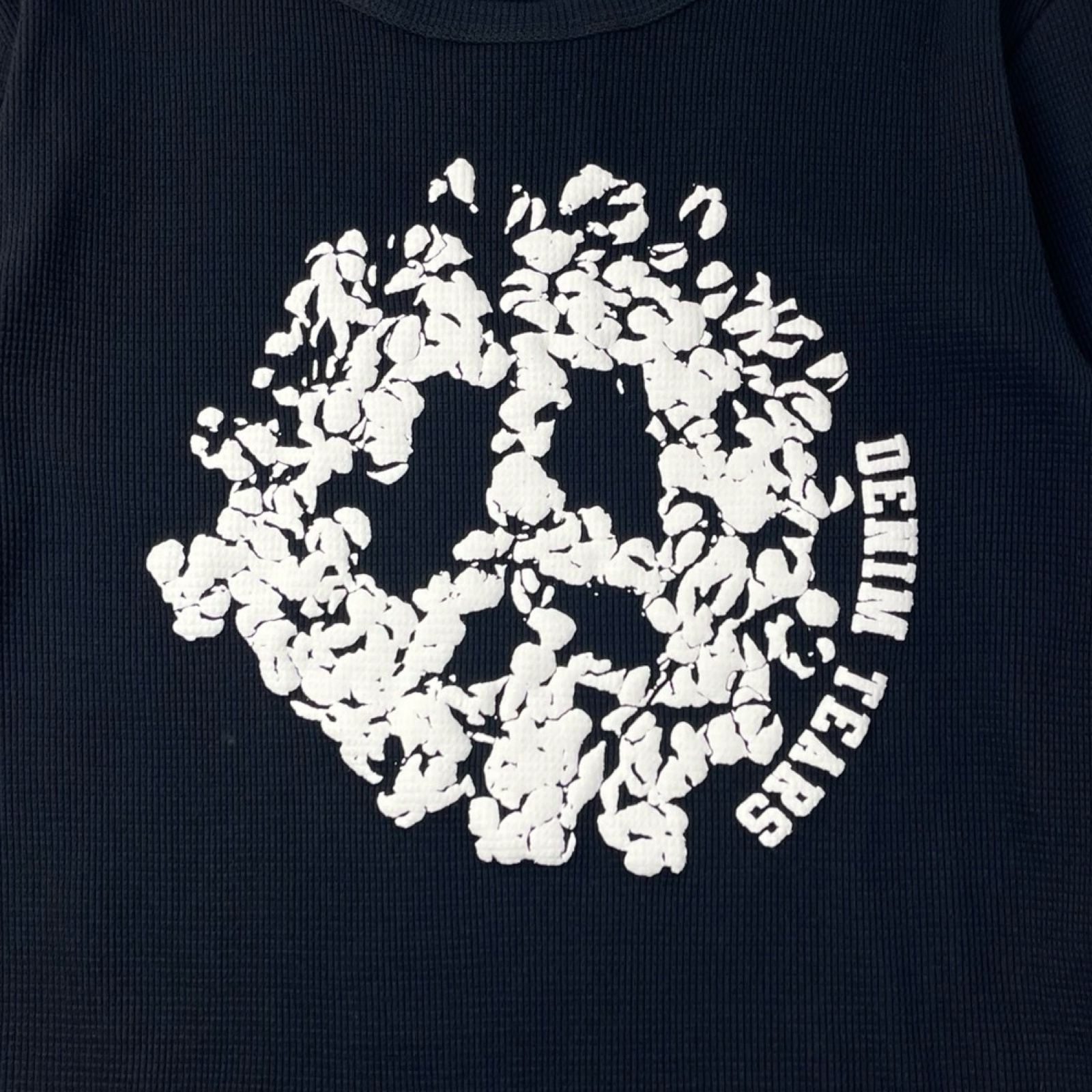 Denim Tears Peace Wreath Thermal Black/White
