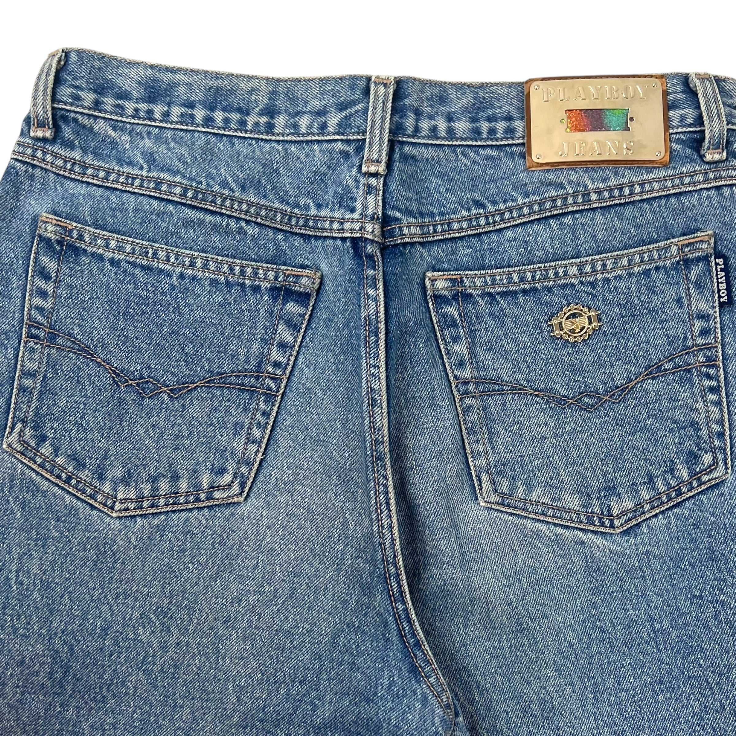 Vintage Y2K Playboy Jeans Light Wash Denim Pants