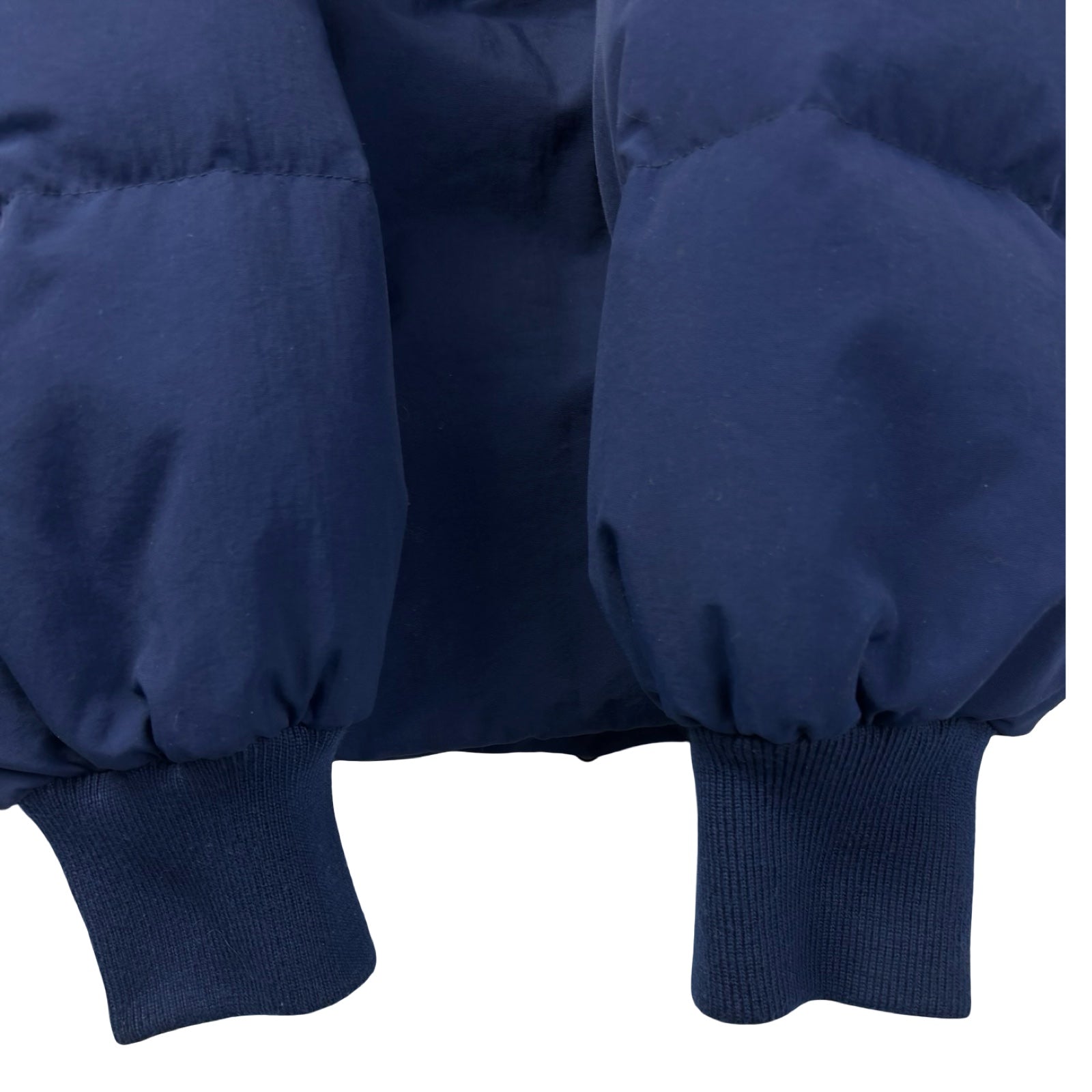 Off-White Arrow Padded Down Puffer Bomber Jacket Navy