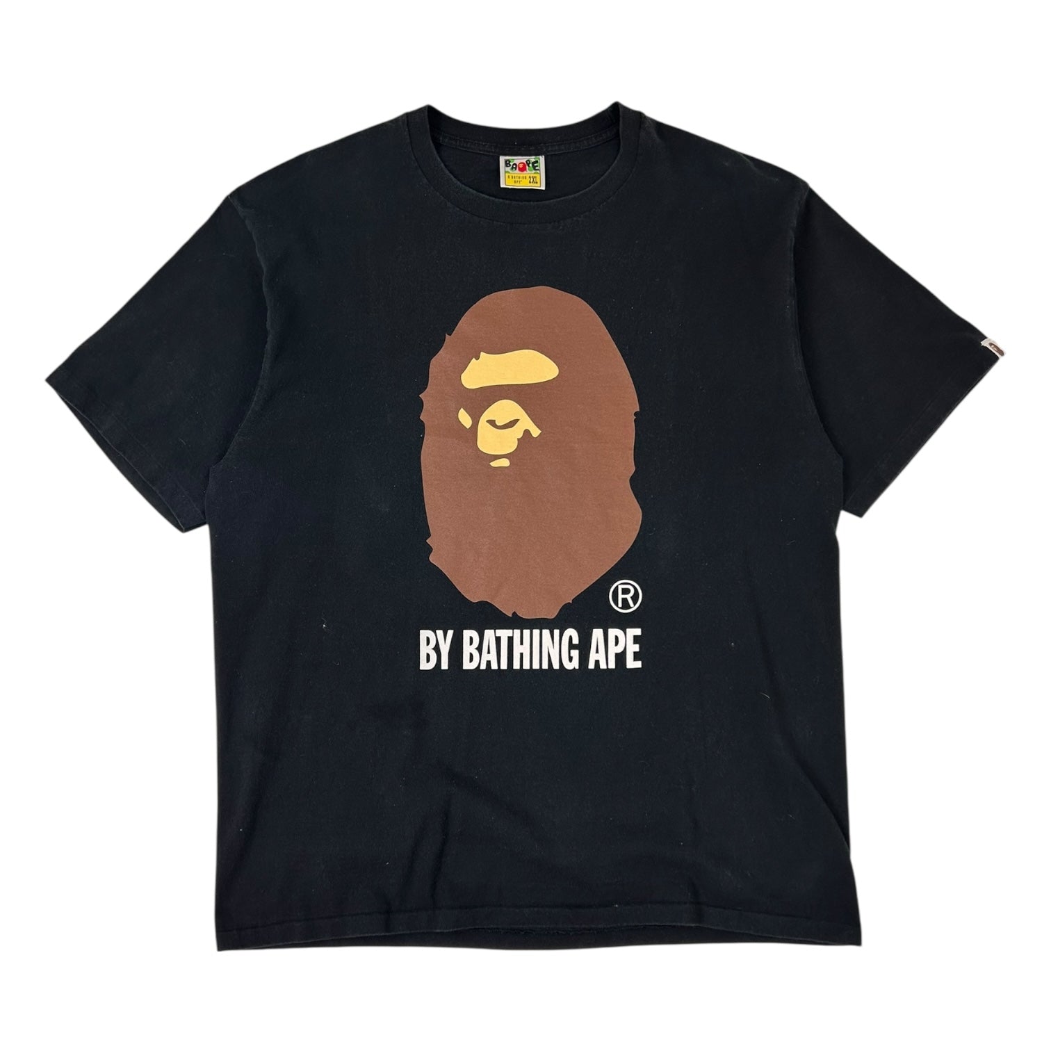 Bape Big Logo Ape Head Black