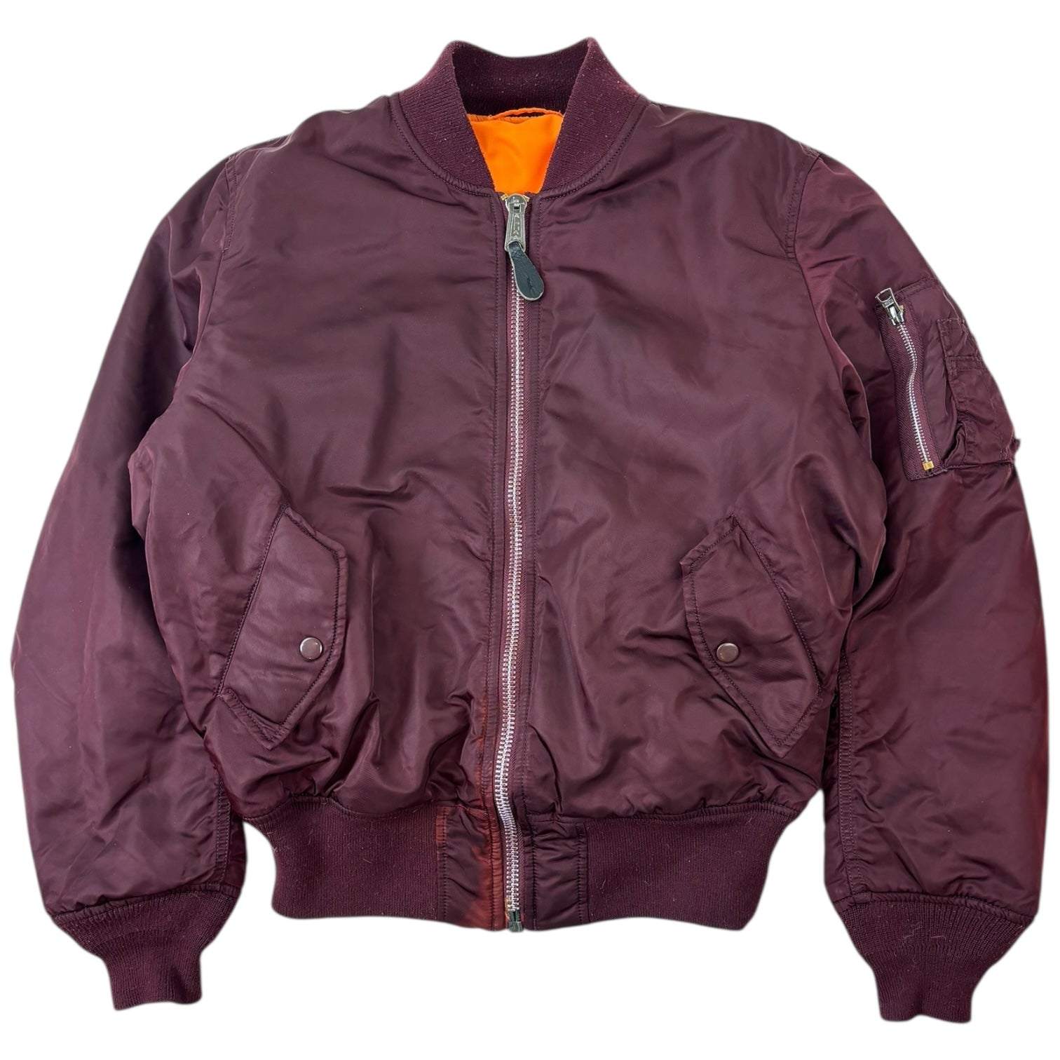 Alpha Industries Reversible Bomber Jacket Purple/Orange