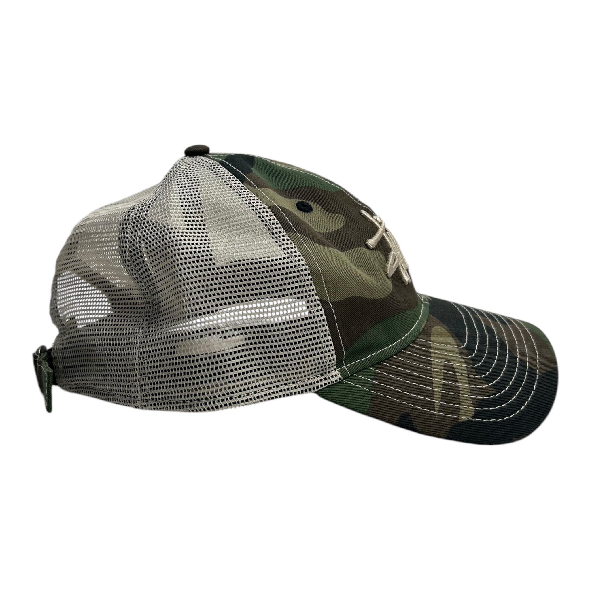 Stussy Camo Trucker Hat Green