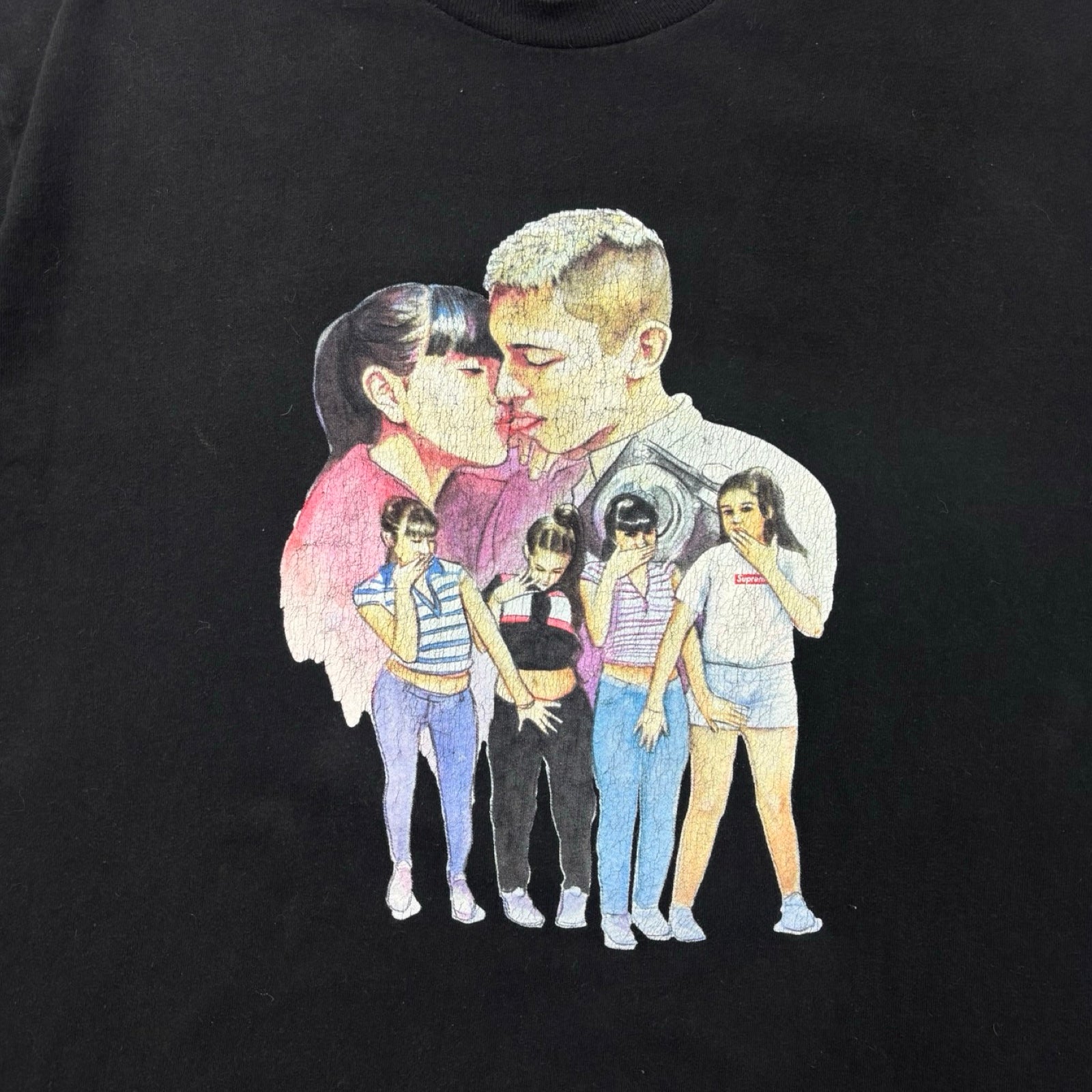 Supreme Kiss Tee Black