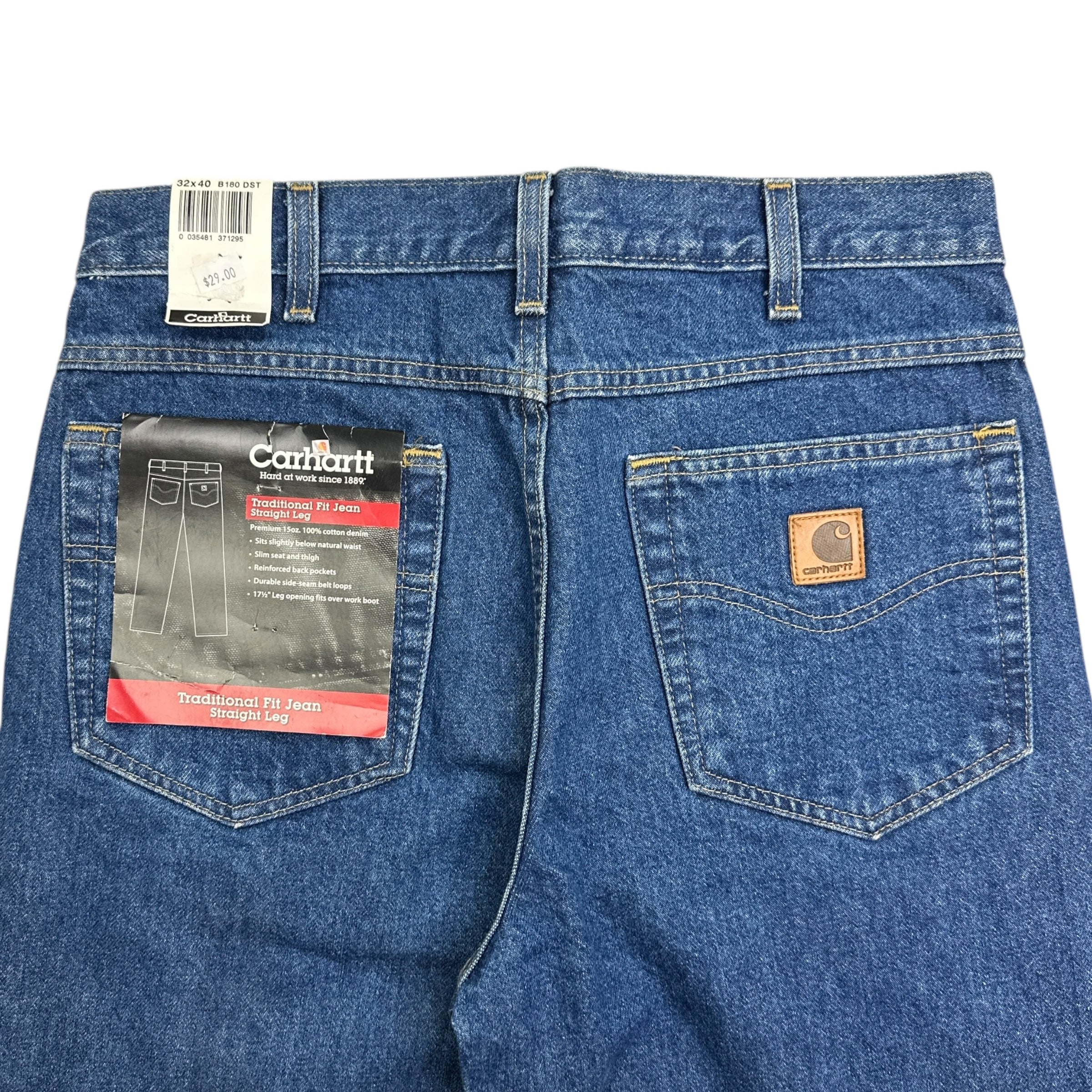 Carhartt Light Wash Straight Leg Denim Jeans