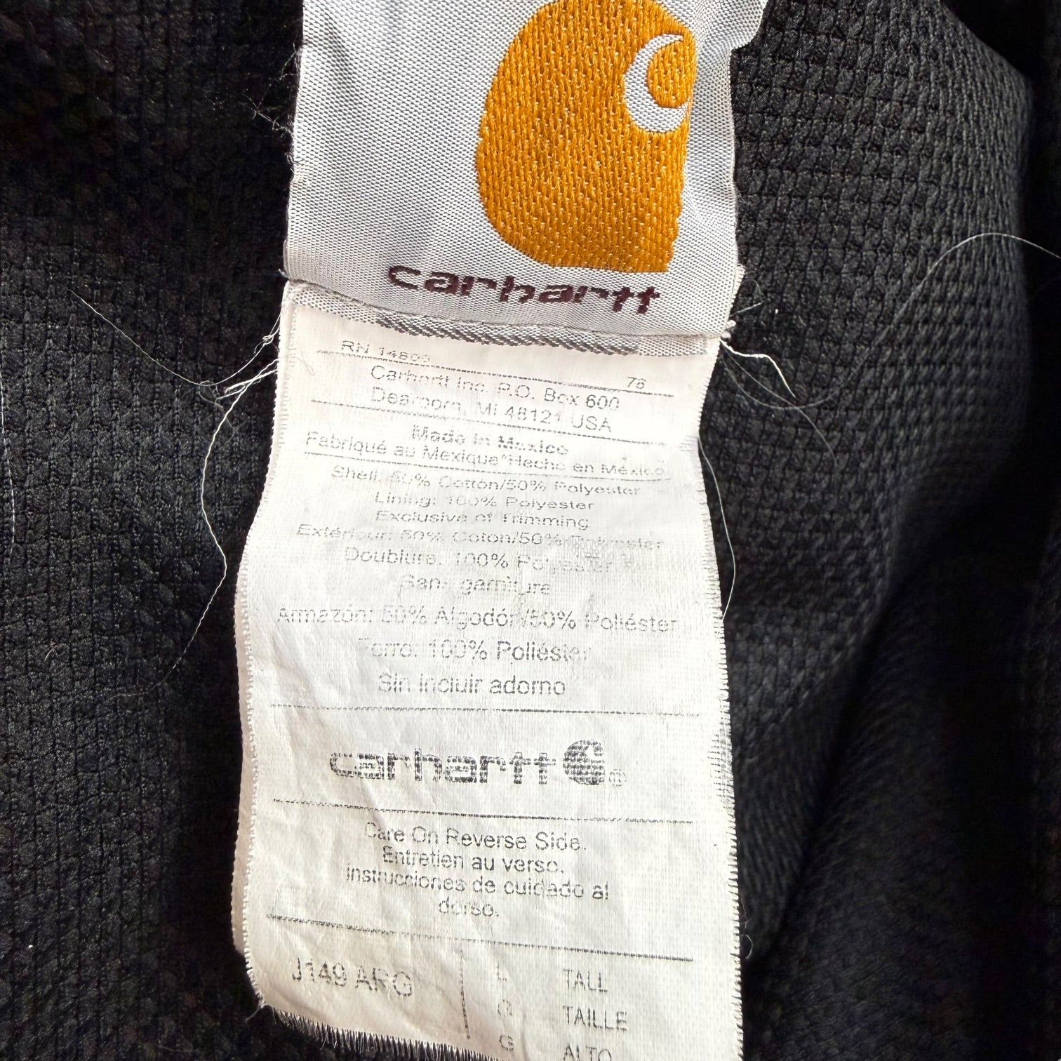 Vintage Carhartt Zip Up Sweater Olive Green