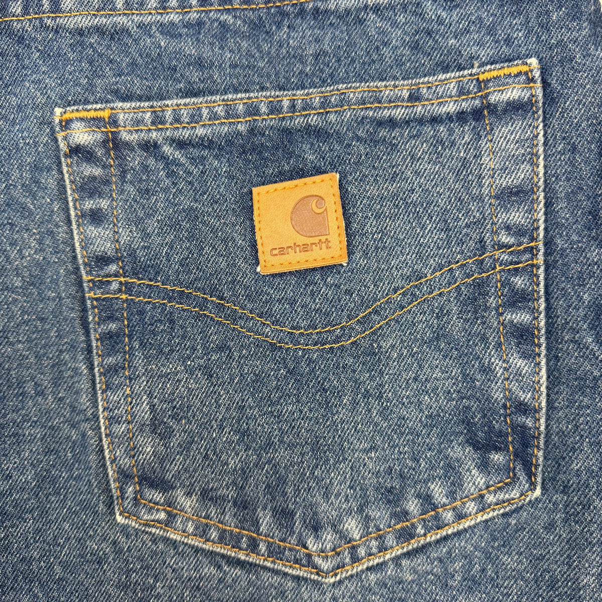 Vintage Carhartt Relaxed Fit Denim Pants Blue