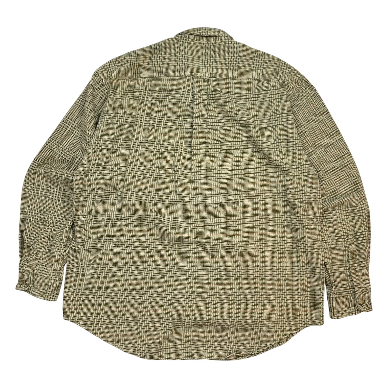 Vintage Nautica Flannel Button Up Shirt Yellow