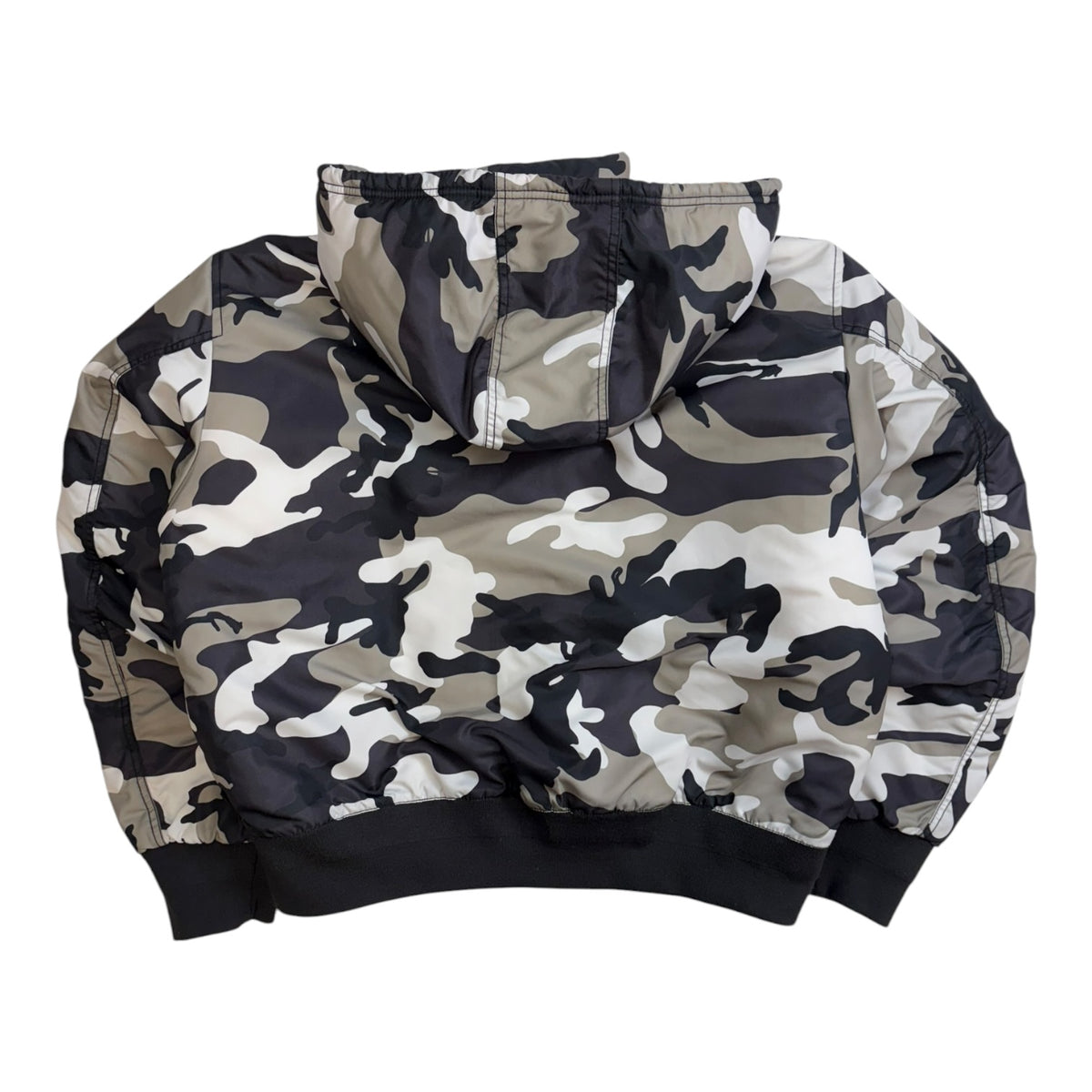 Stussy Flight Bomber Jacket Snow Camo