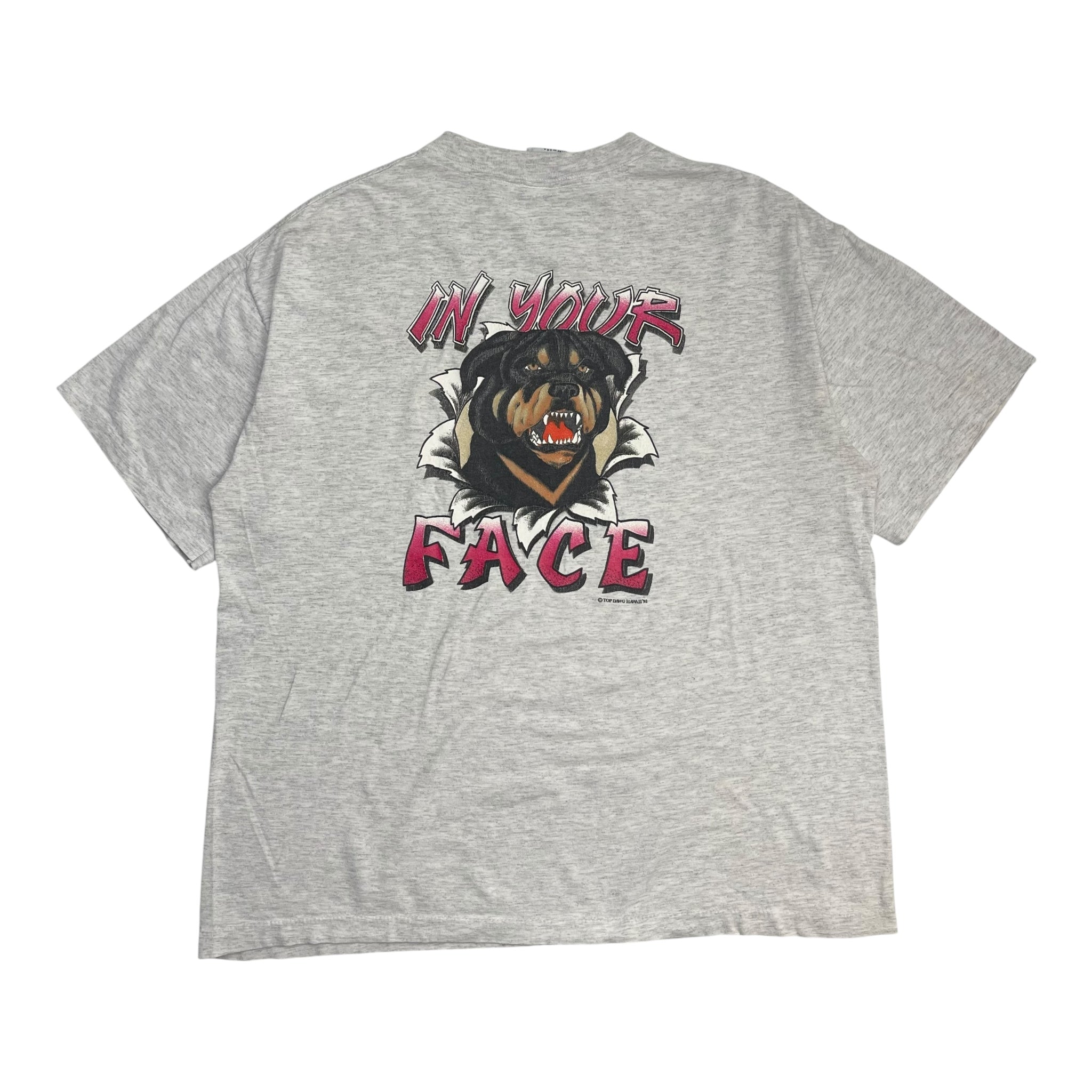 1992 Top Dawg Hawaii "In Your Face" T-Shirt