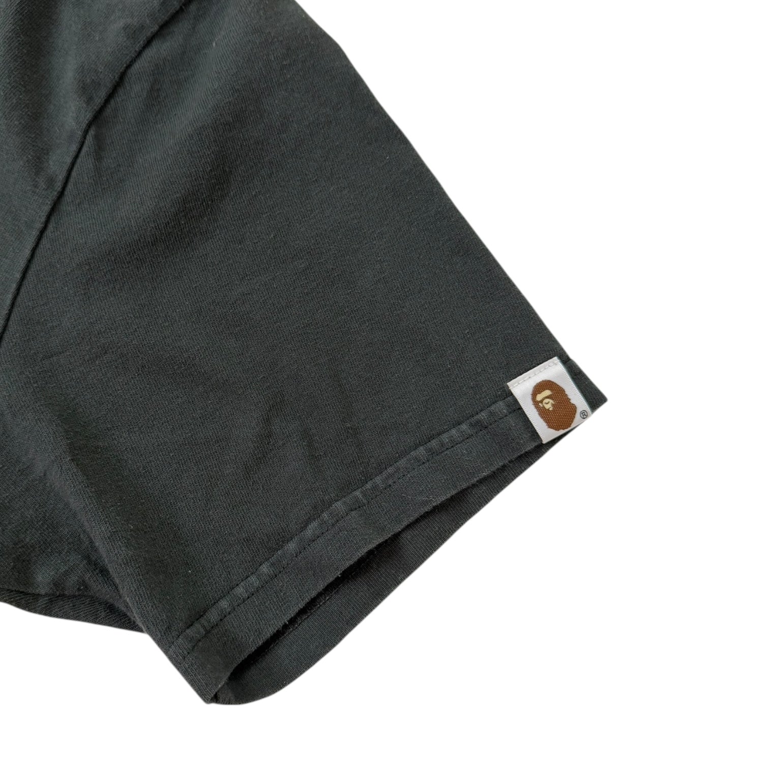 A Bathing Ape College Outline T-Shirt Black