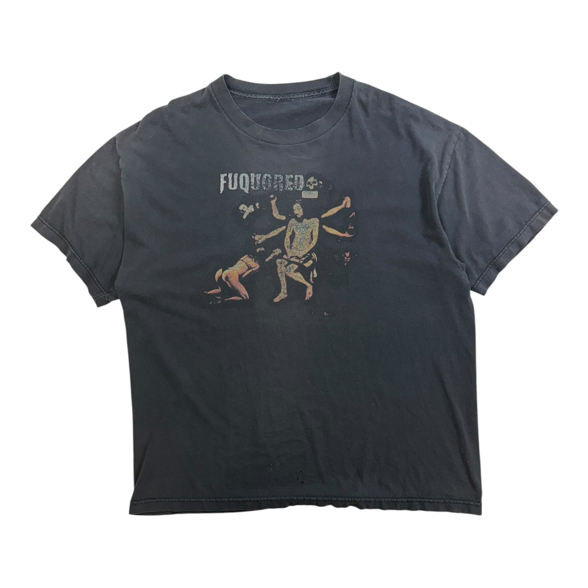 Vintage Fuquored Band T-Shirt Black