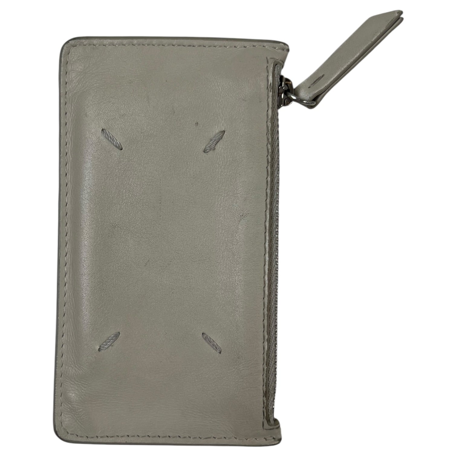 Maison Margiela Leather Card Holder Grey