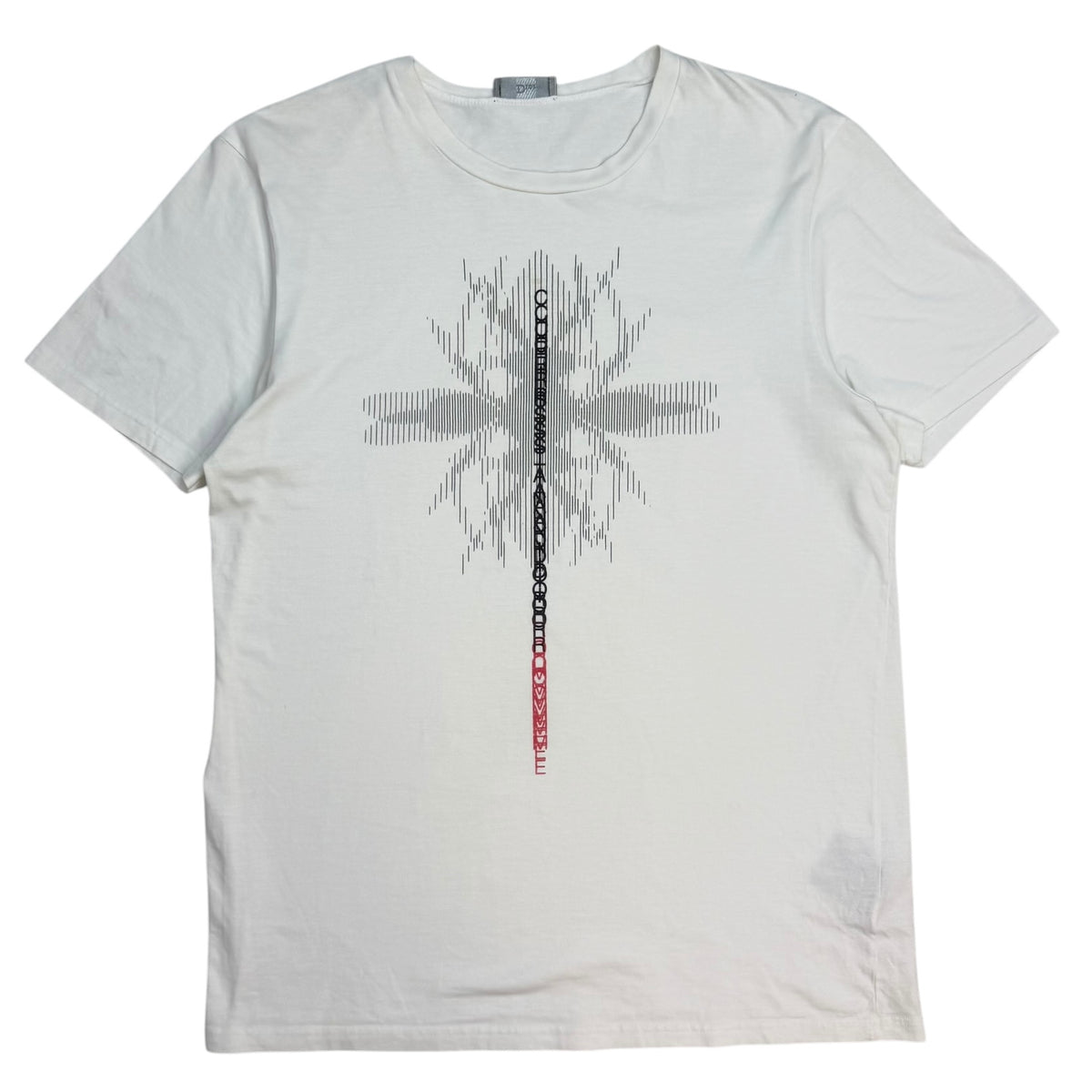 Dior Homme Bee Script Tee White