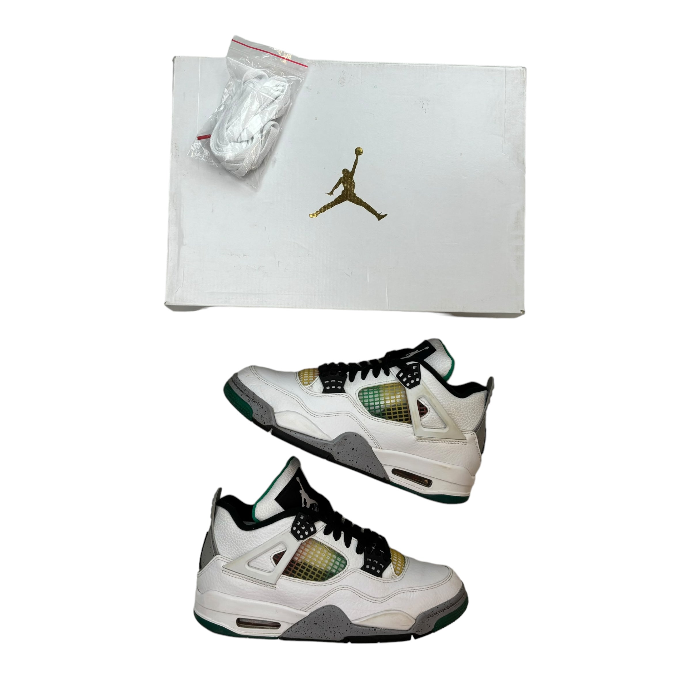 Jordan 4 Retro Lucid Green Rasta (W) (Used)