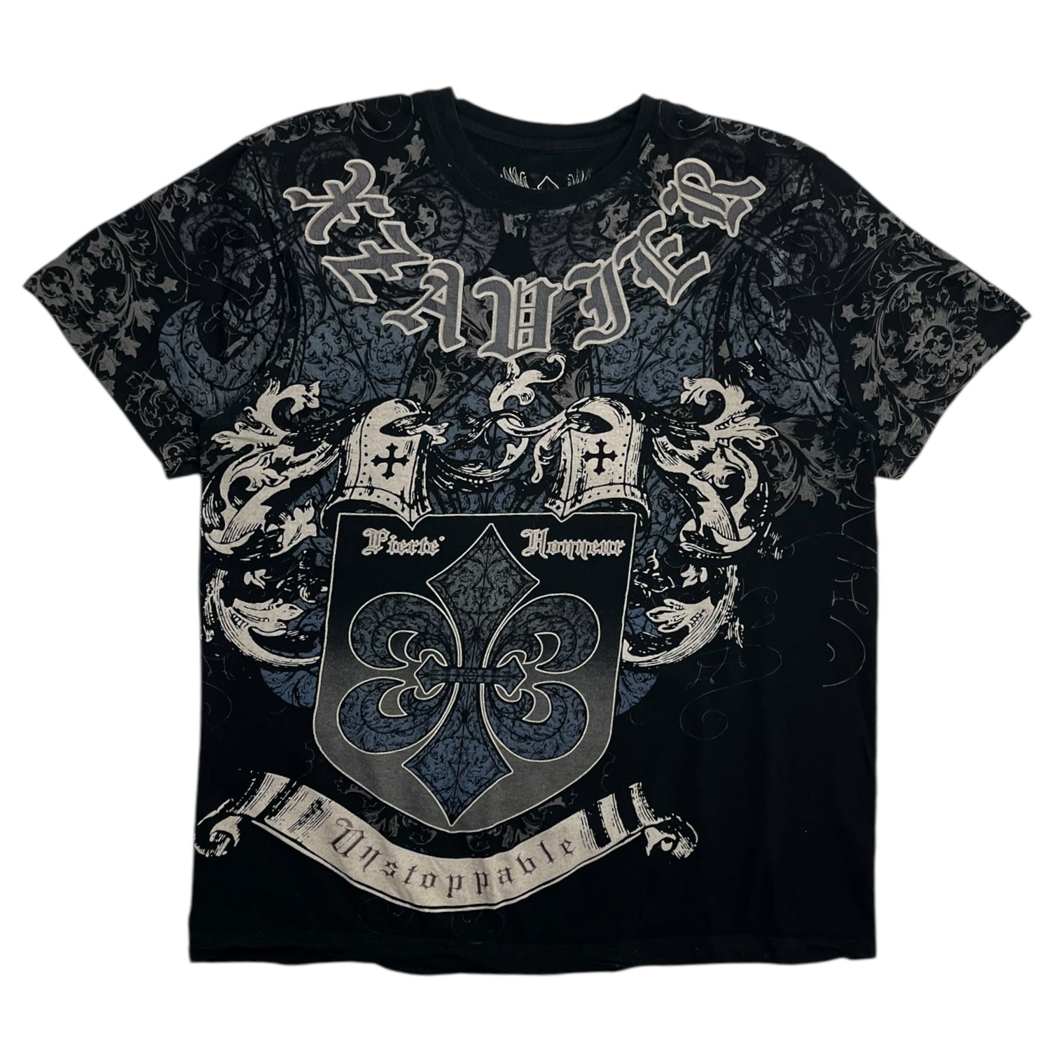 Vintage Y2K Xzavier Unstoppable Tee Black