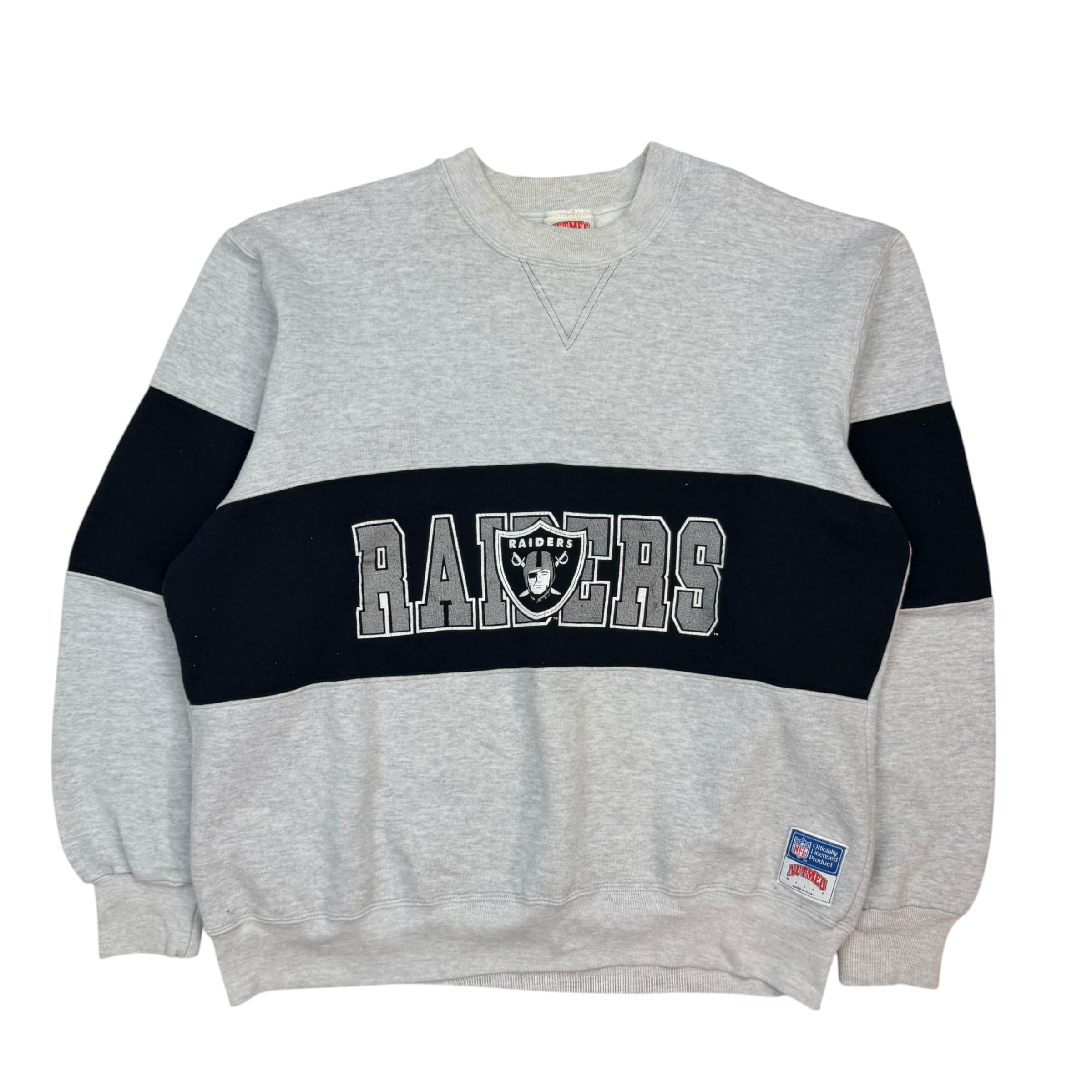 Vintage Oakland Raiders Crewneck Grey