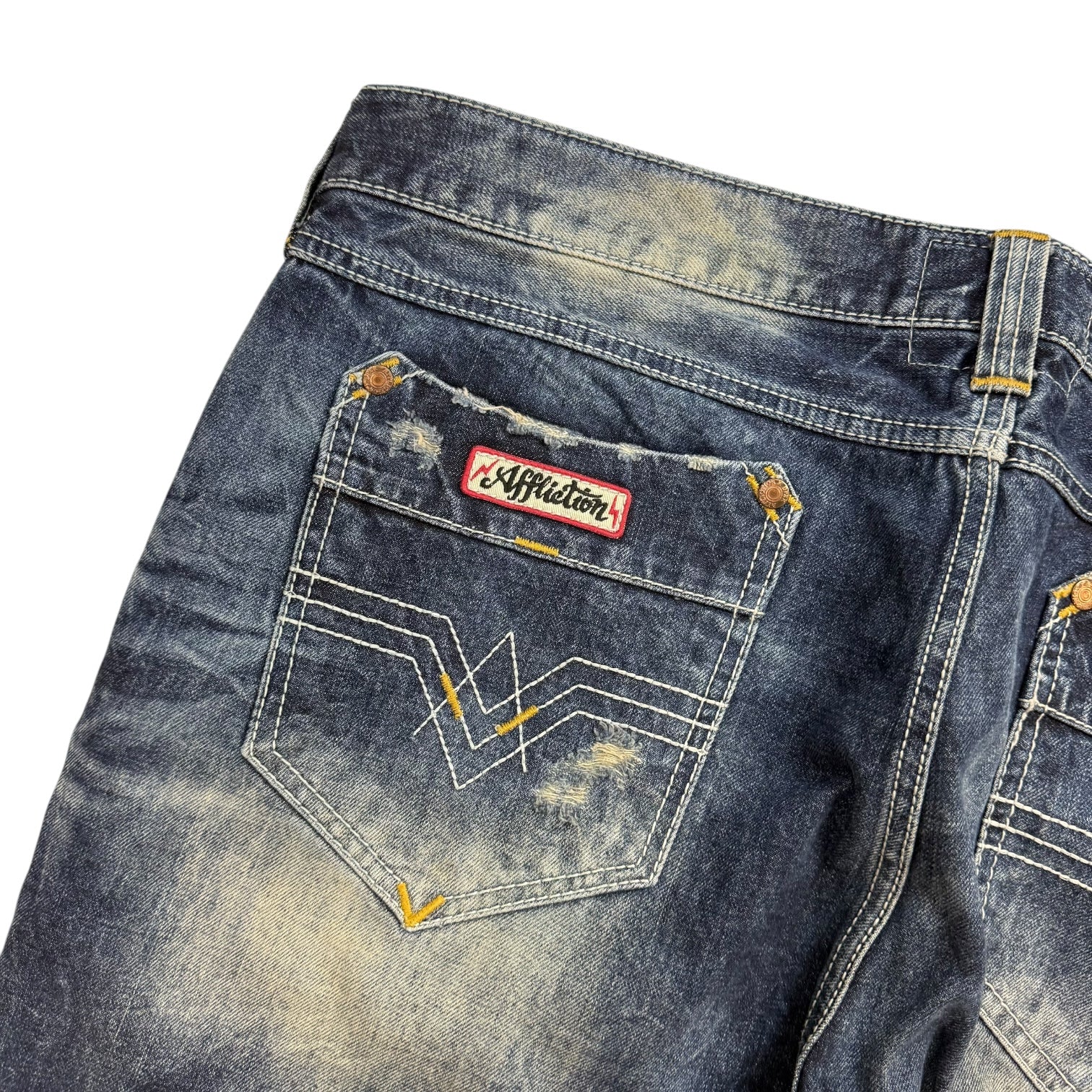 Vintage Y2K Affliction Denim Pants Medium Wash