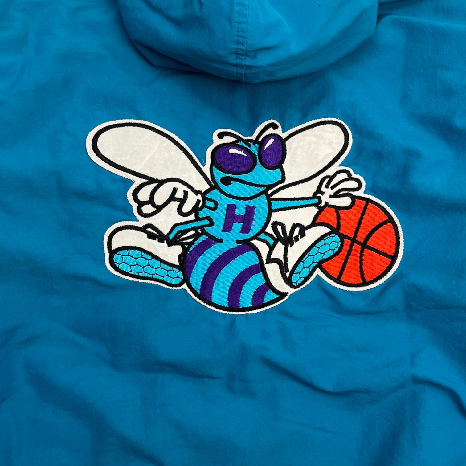 Vintage Charlotte Hornets Button Up Starter Jacket