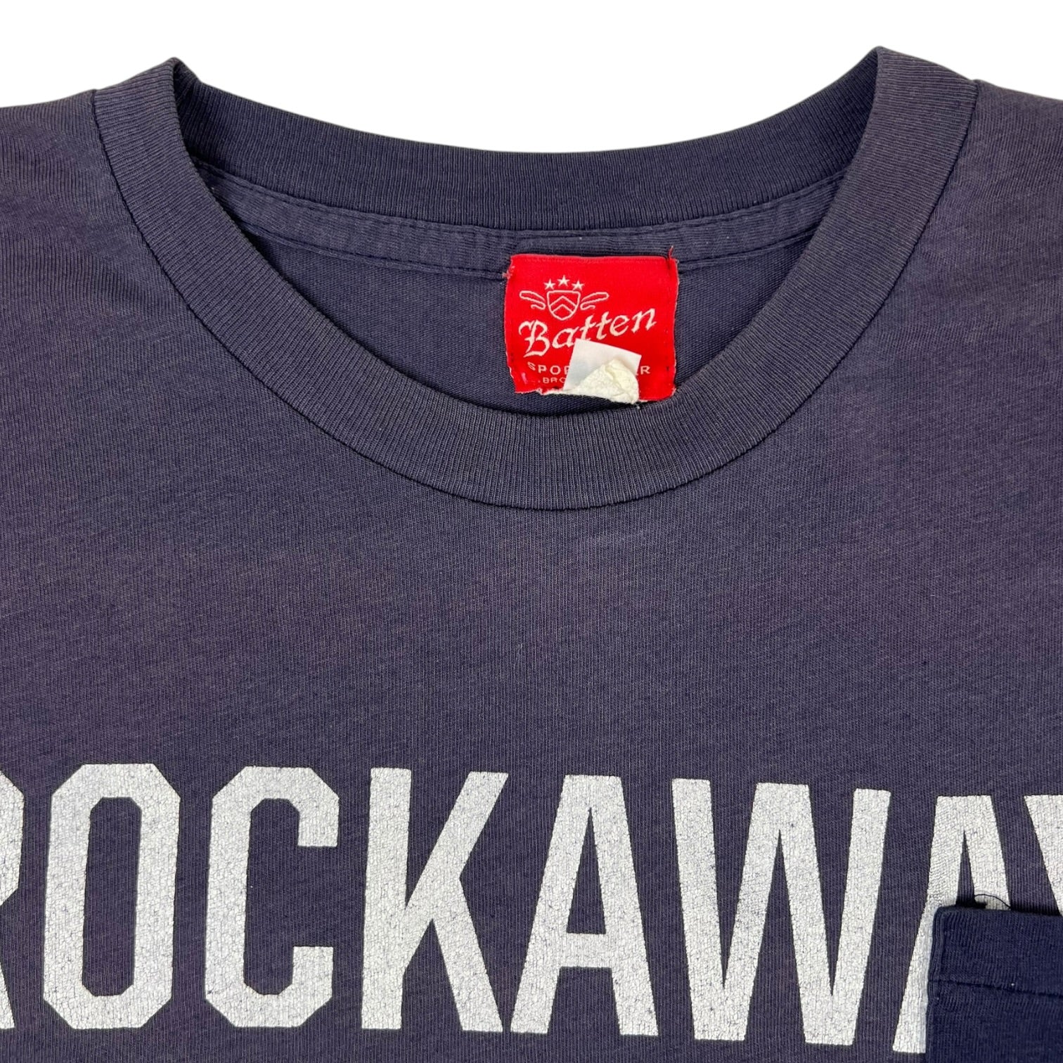 Battenwear “ROCKAWAY90” Pocket T-Shirt Washed Navy