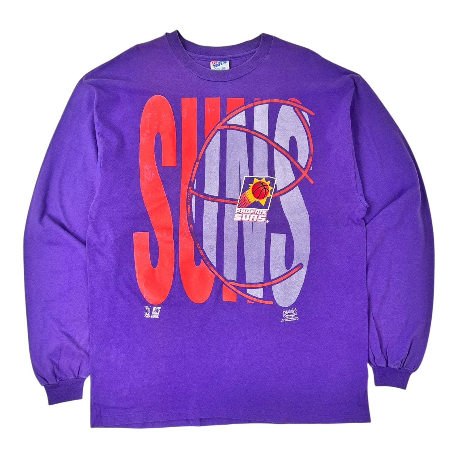 Vintage 1994 Phoenix Suns Long Sleeve T-Shirt Purple