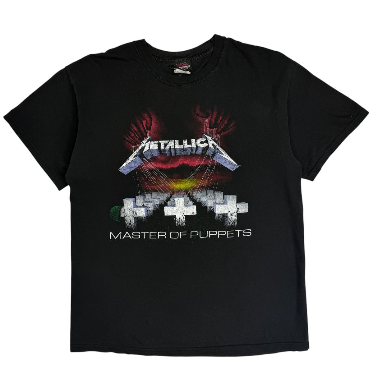 1997 Metallica Master Of Puppets Tee Black