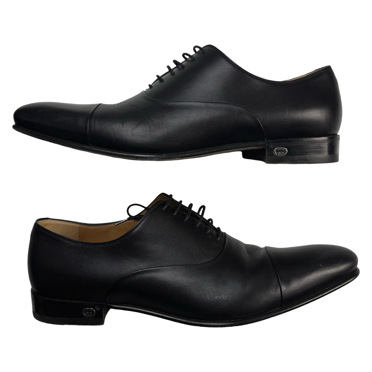 Gucci New Saddle Calf Dress Shoes (Used)