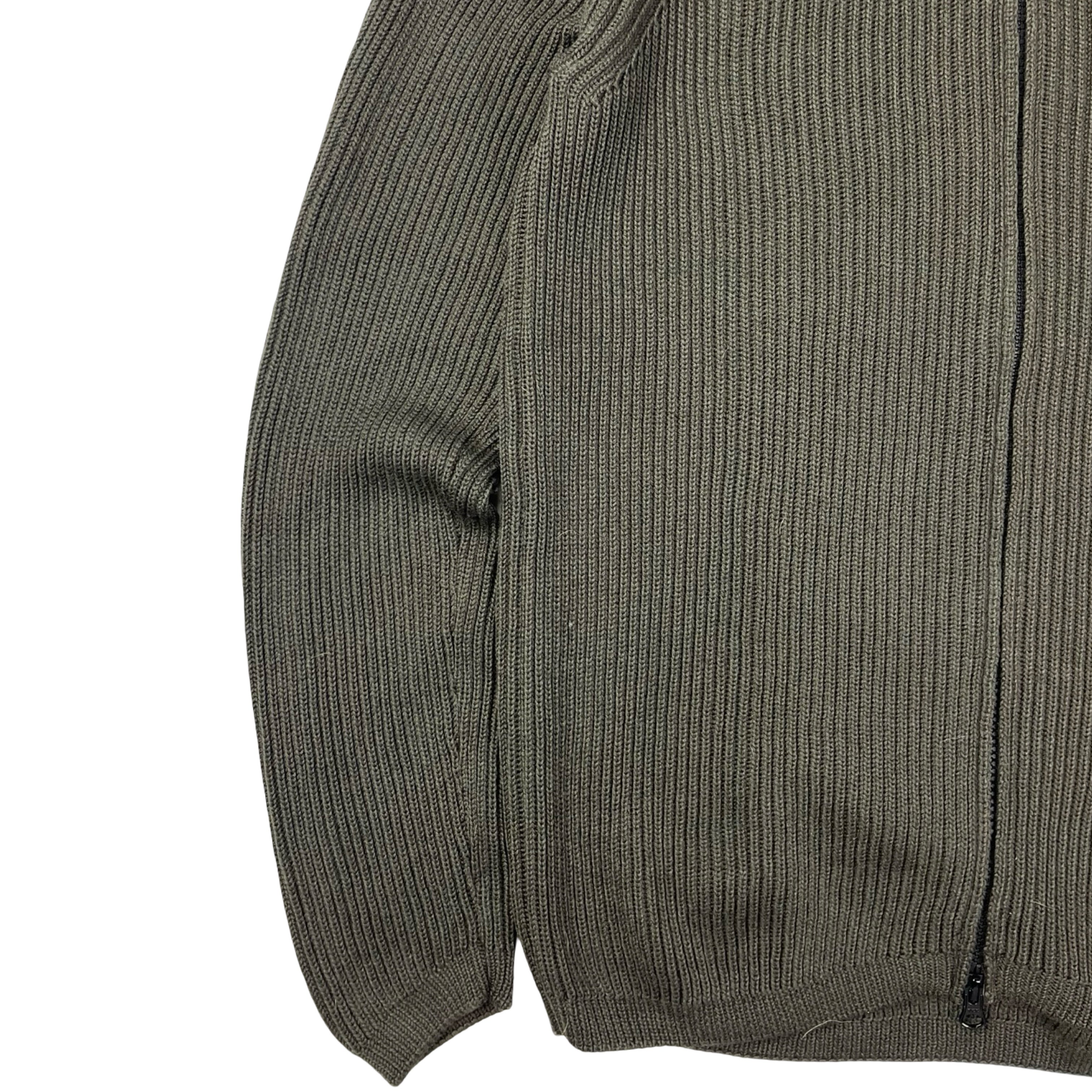 C.P. Company High Neck Zip Up Cardigan