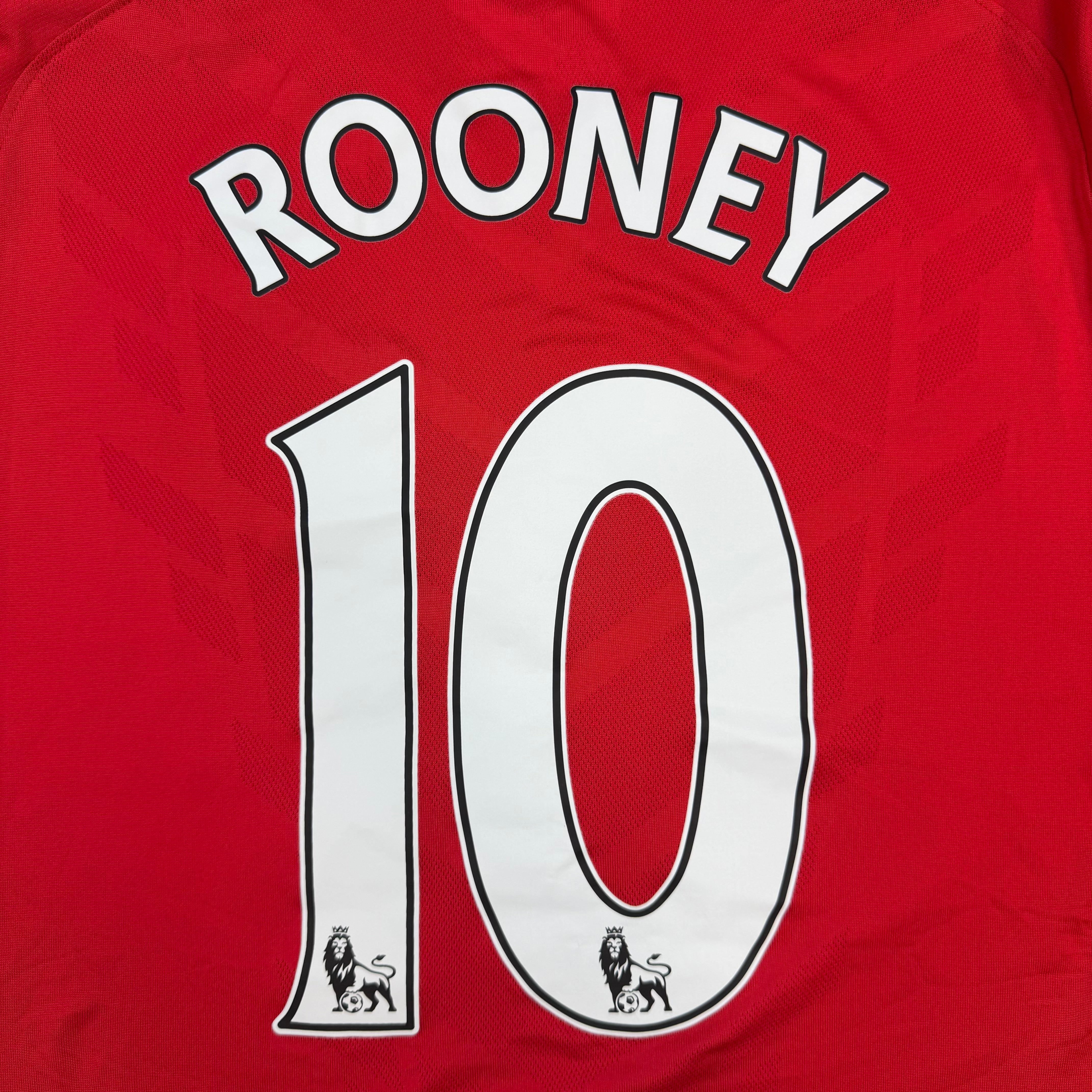 2010-11 Nike Wayne Rooney Manchester United Home Jersey Red