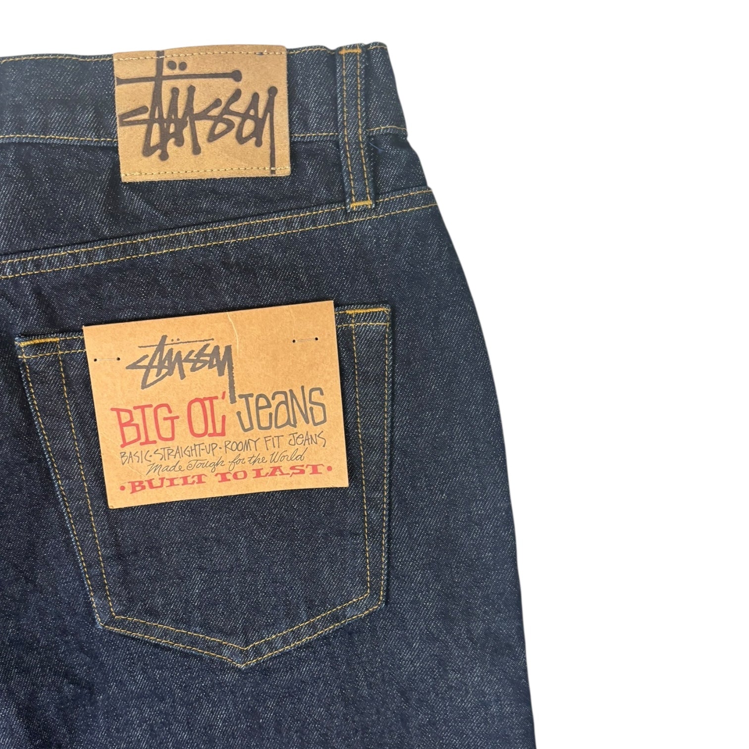 Stussy Big Ol’ Jeans Denim Shorts Washed Indigo