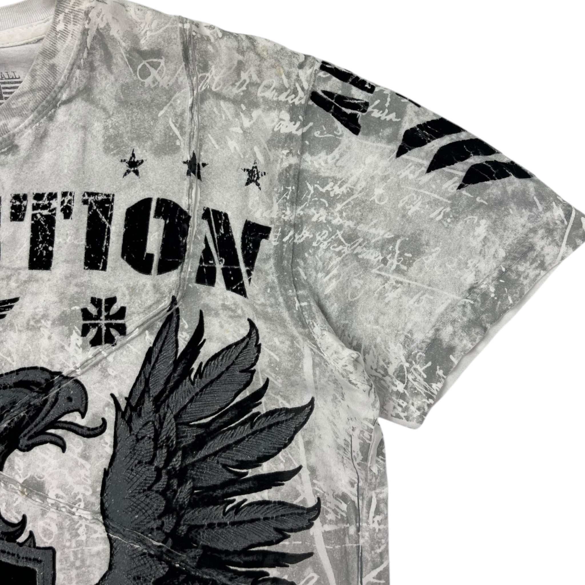 Vintage Y2K Affliction Eagle Crest T-Shirt