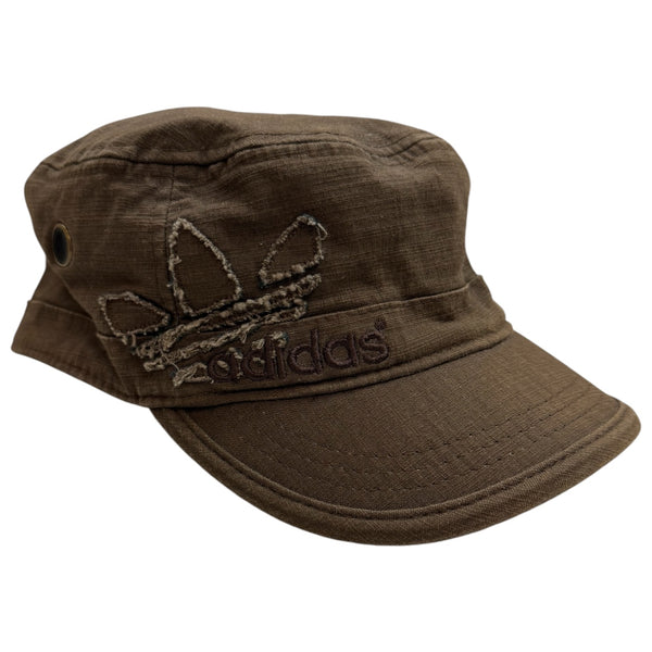 (W) Vintage Y2K Adidas Cadet Cap Brown