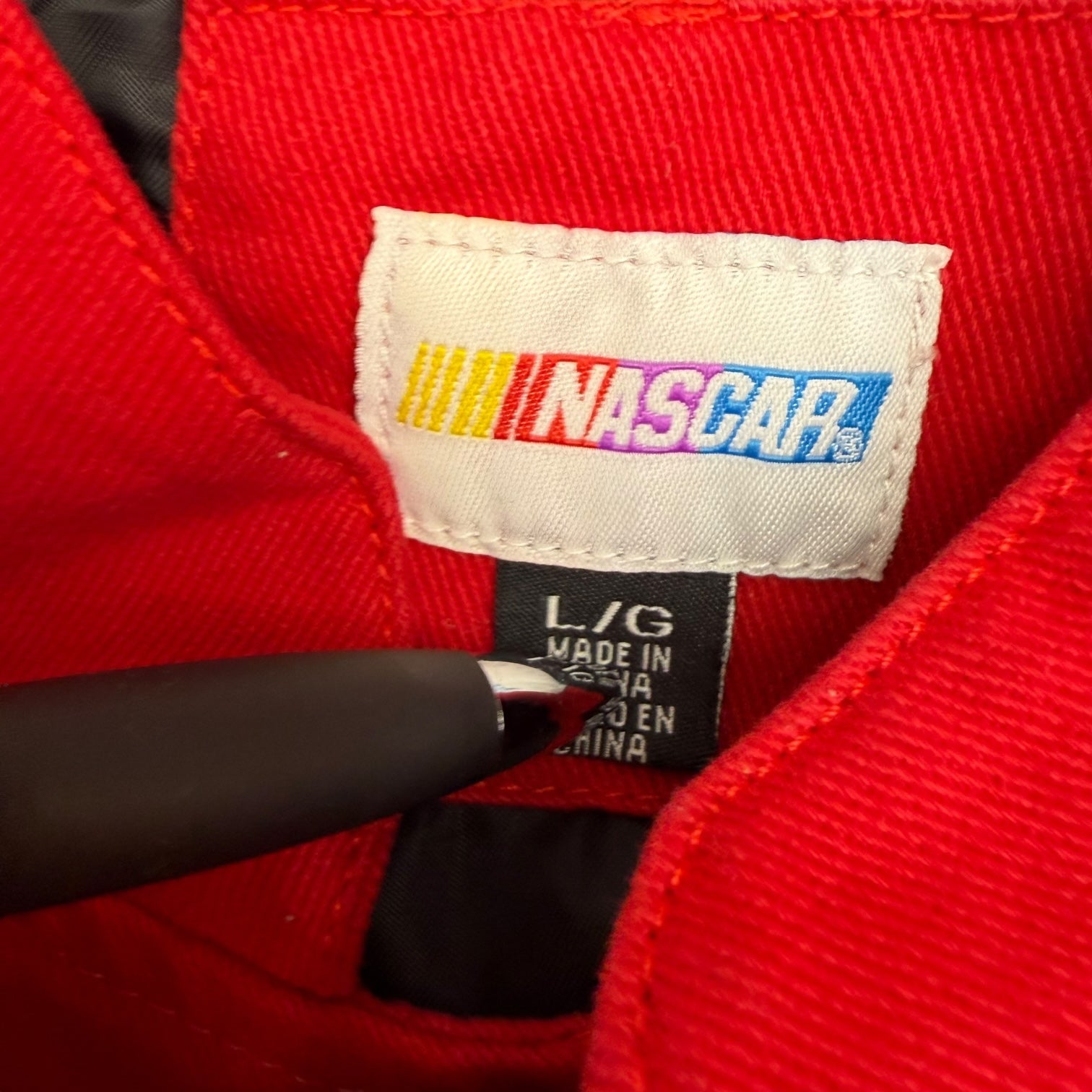 Vintage NASCAR Tony Stewart Two Time Champ Jacket Red