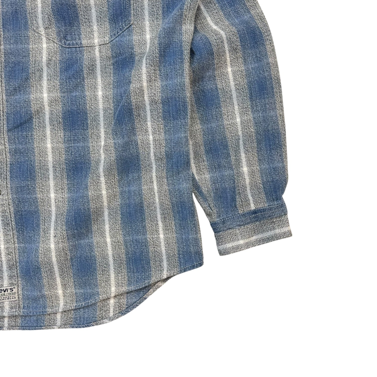 Vintage Levi’s Button Up Flannel Blue/White