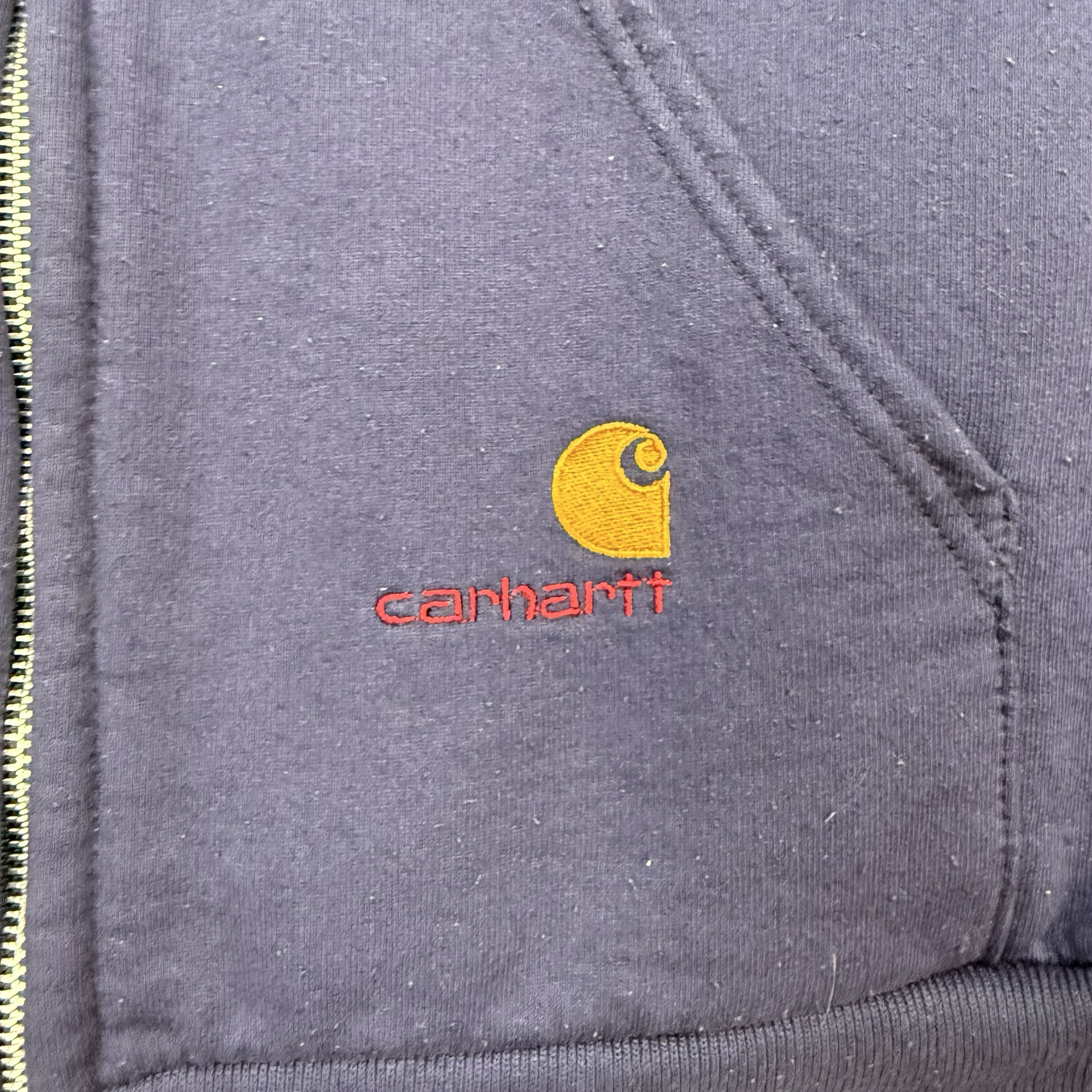Vintage Carhartt Zip Up Jacket Blue