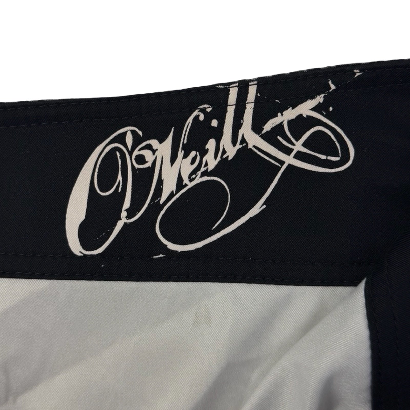 Vintage Y2K O’Neill Diamond Board Shorts Black/Grey